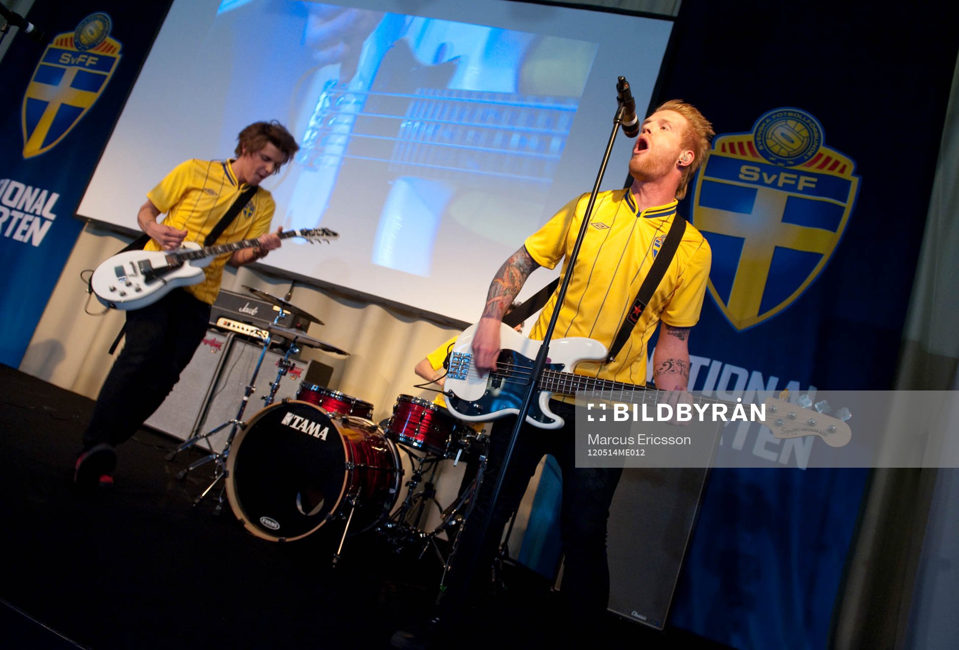 Presskonferens, presentation av EM-truppen. Sveriges