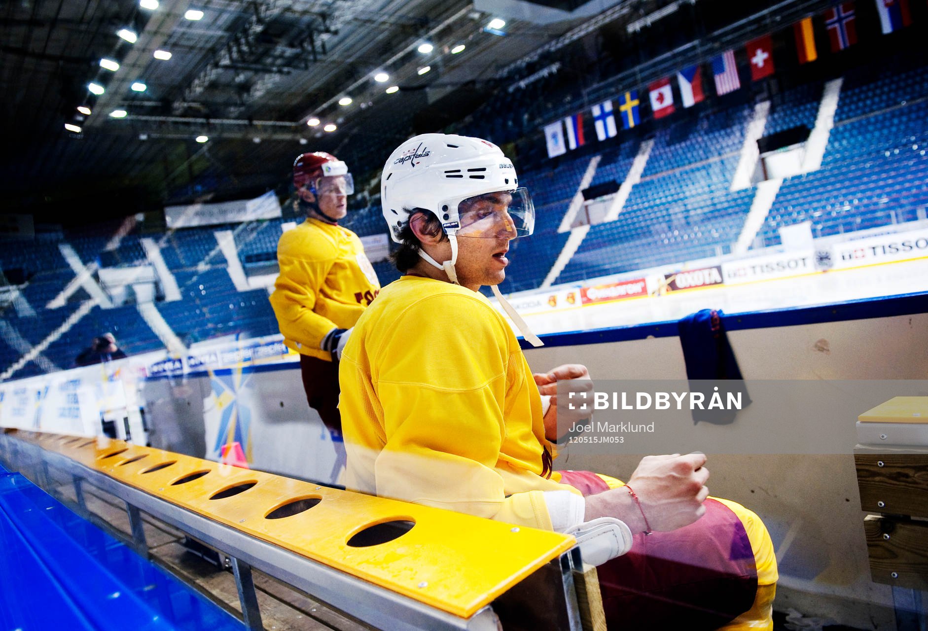 Alexander Semin och Alexander Ovechkin tränade oväntat