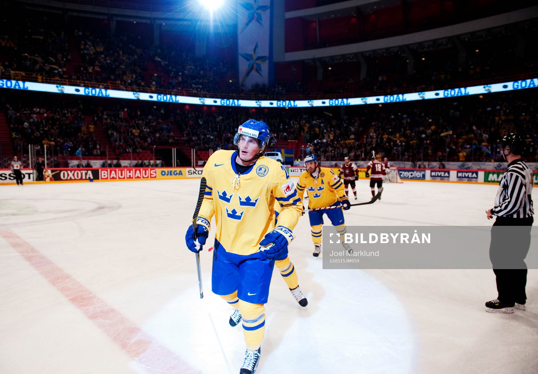 Loui Eriksson, Sverige, jubel