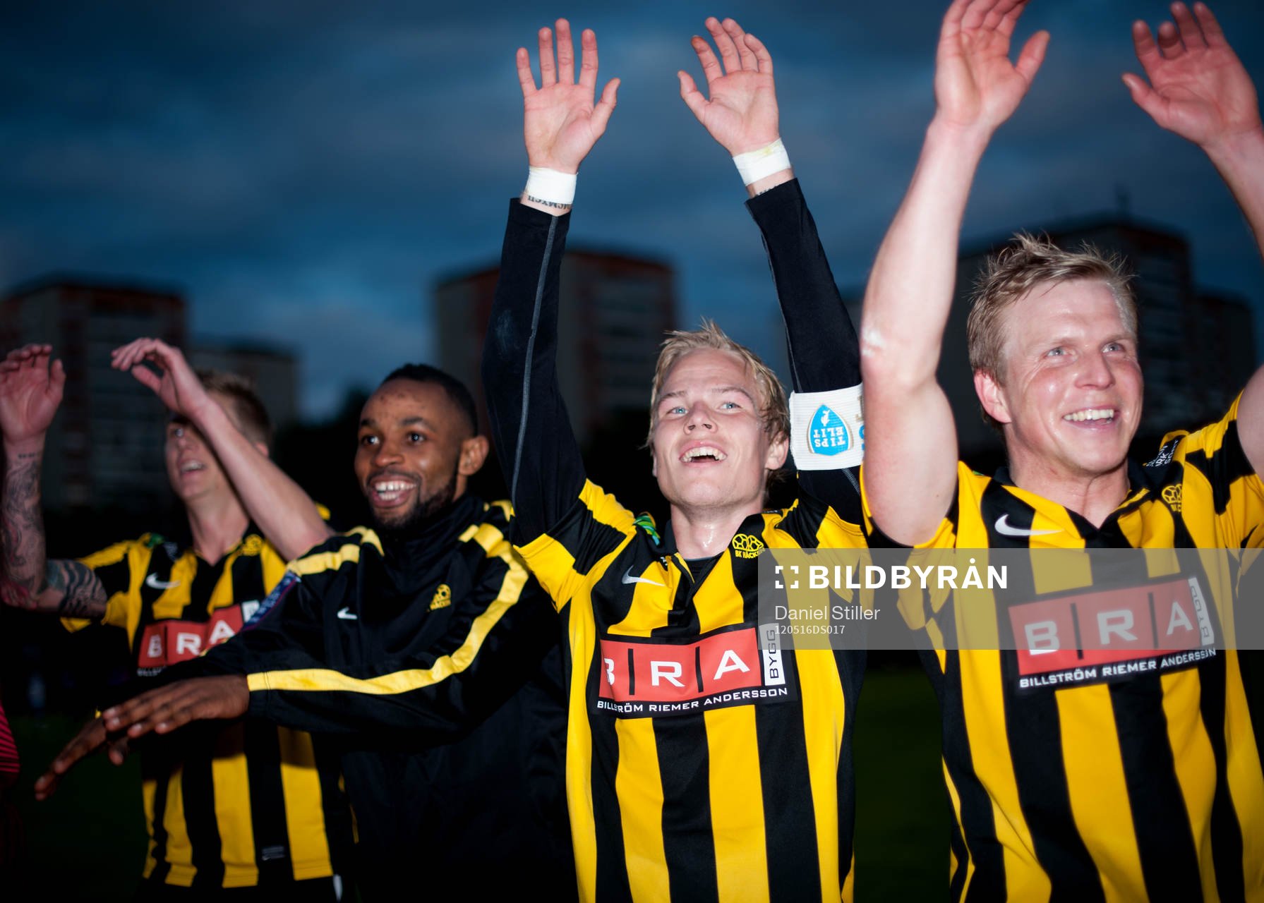 René Makondele, Oscar Lewicki, David Frölund, Häcken,