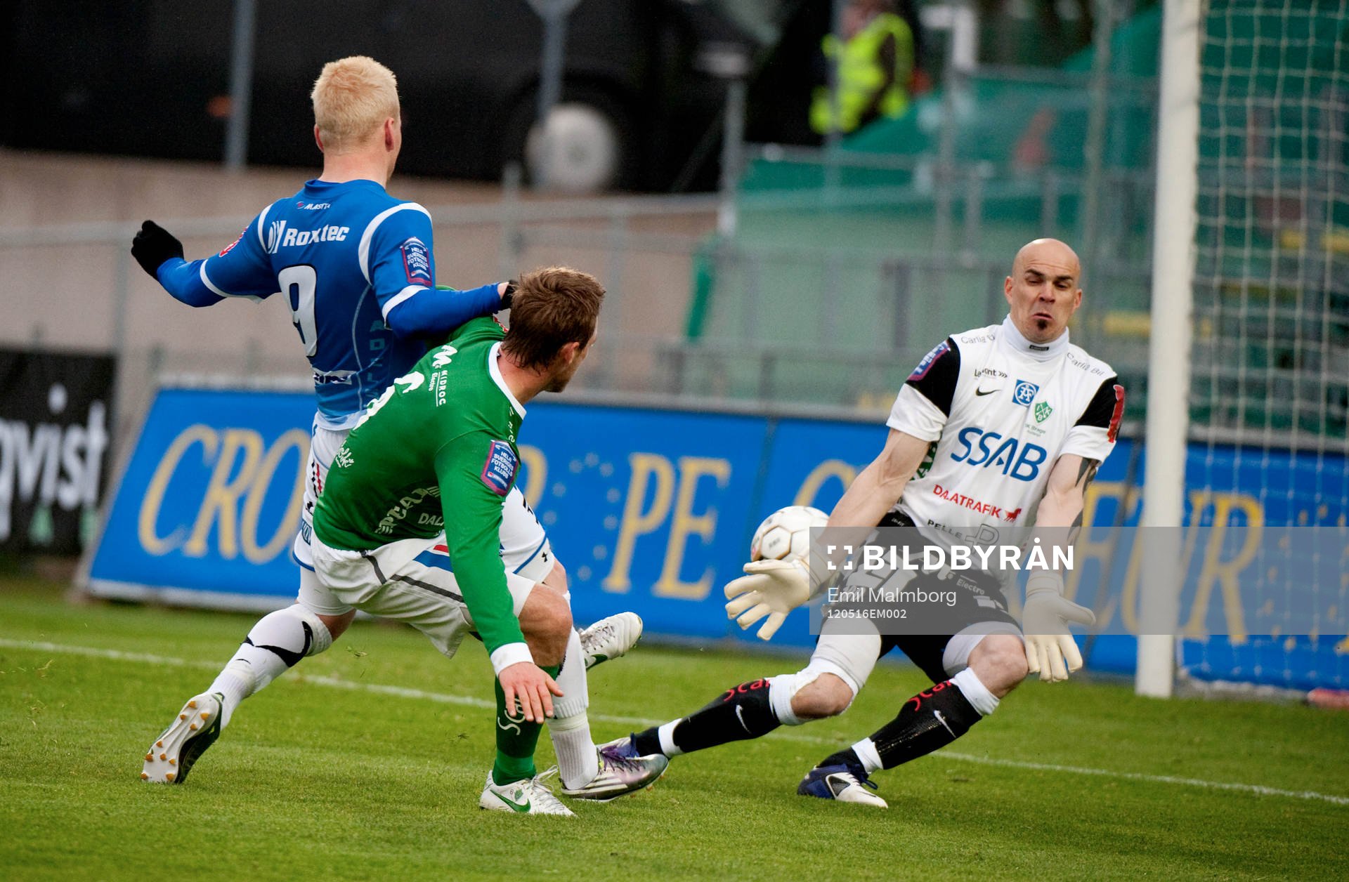 Mattias Adelstam, Trelleborg gör 1-0 bakom Gerhard