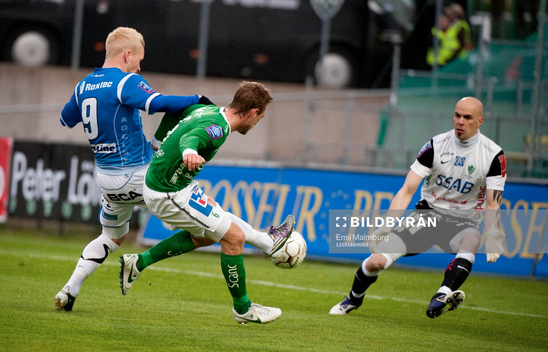 Mattias Adelstam, Trelleborg gör 1-0 bakom Gerhard