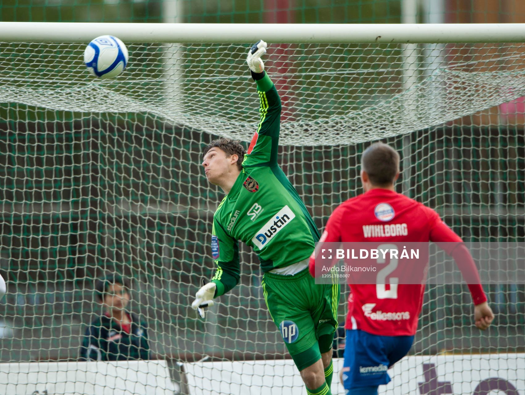 Alexander Nadj, målvakt, Brommapojkarna, släpper in mål