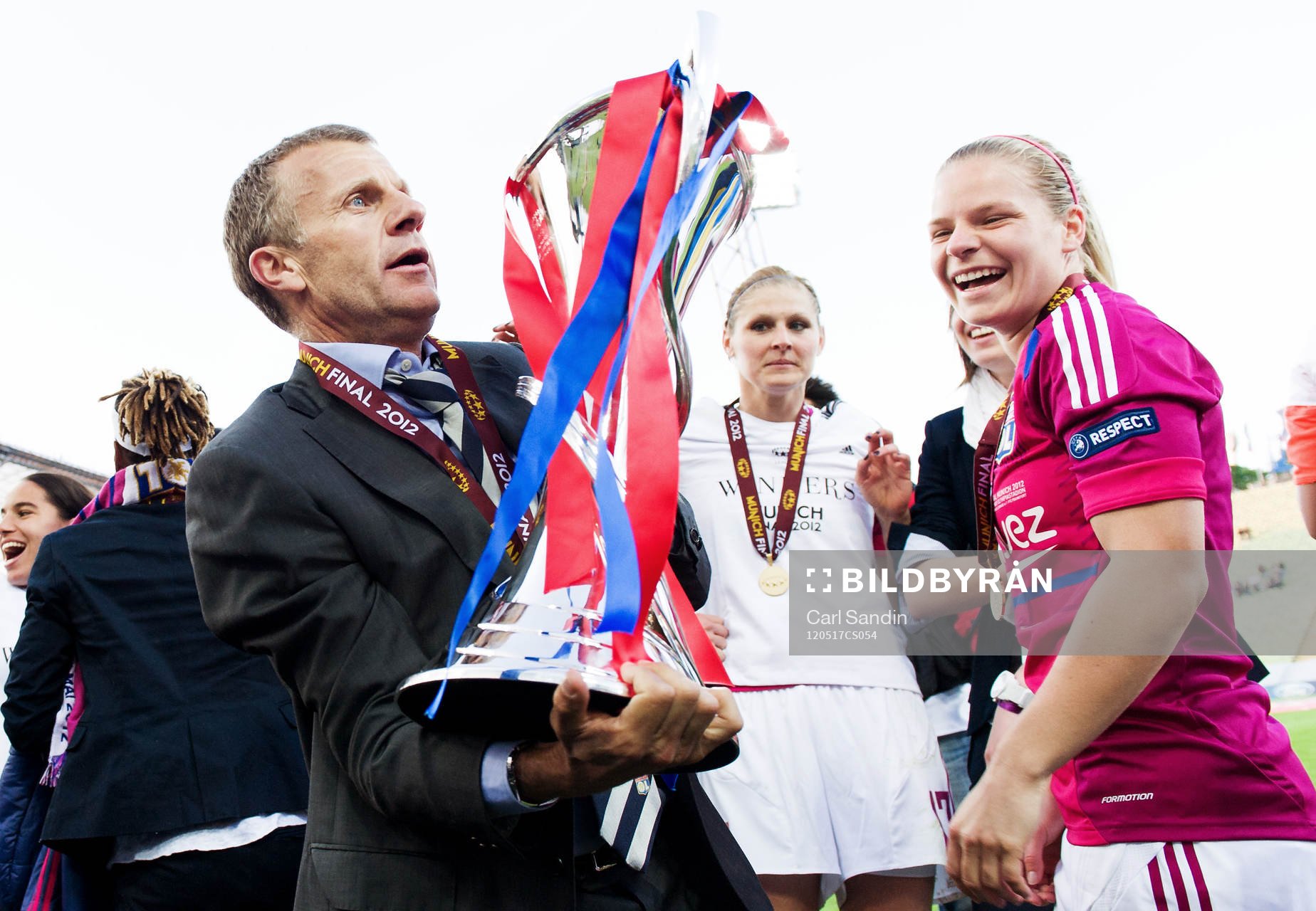 Patrice Lair, tränare Olympique Lyonnais, pokal