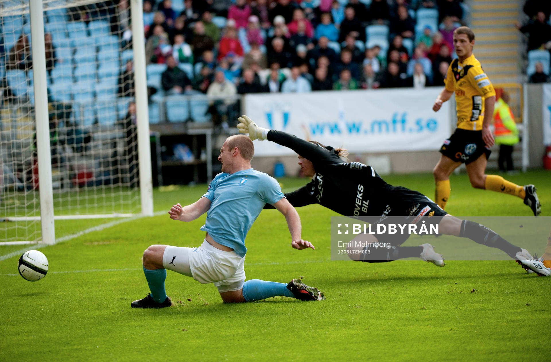 Daniel Larsson, Malmö rundar Kenneth Höje, Elfsborg men