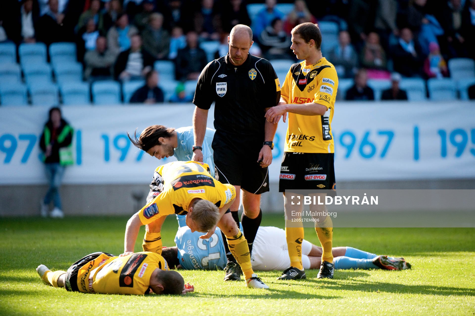 Jon Jönsson, Elfsborg och Mathias Ranégie, Malmö nickar