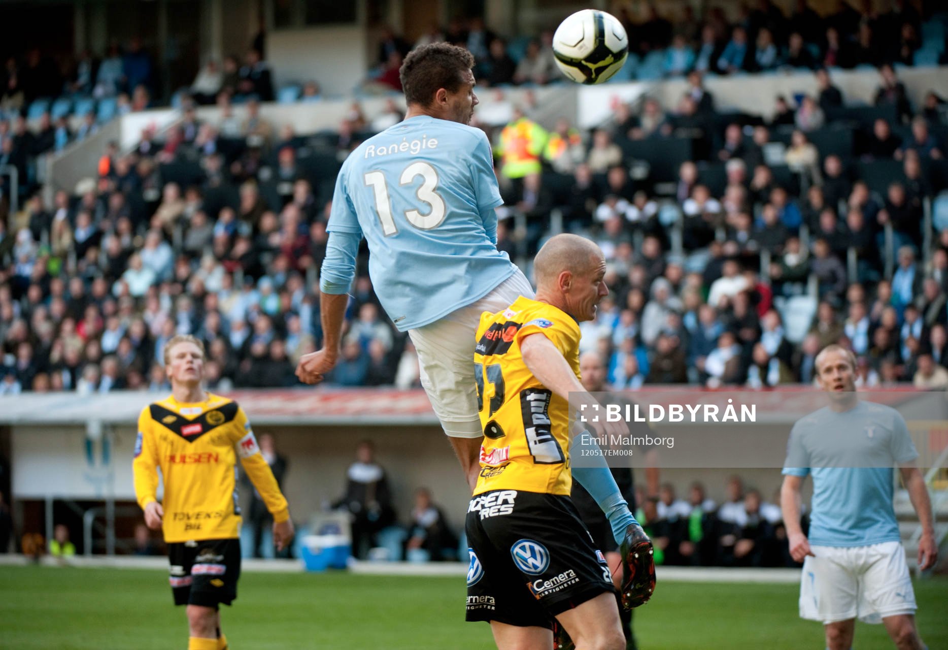 Mathias Ranégie, Malmö nickar in 1-0