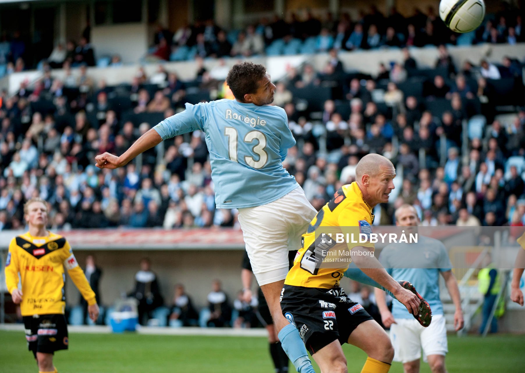 Mathias Ranégie, Malmö nickar in 1-0