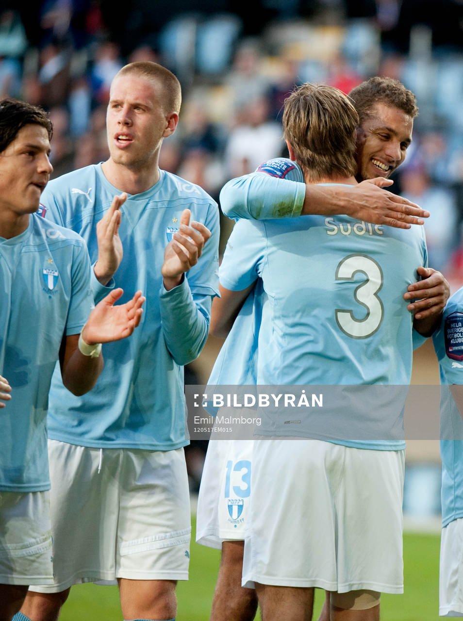 Mathias Ranégie, Malmö. Pontus Jansson, Malmö. Jubel