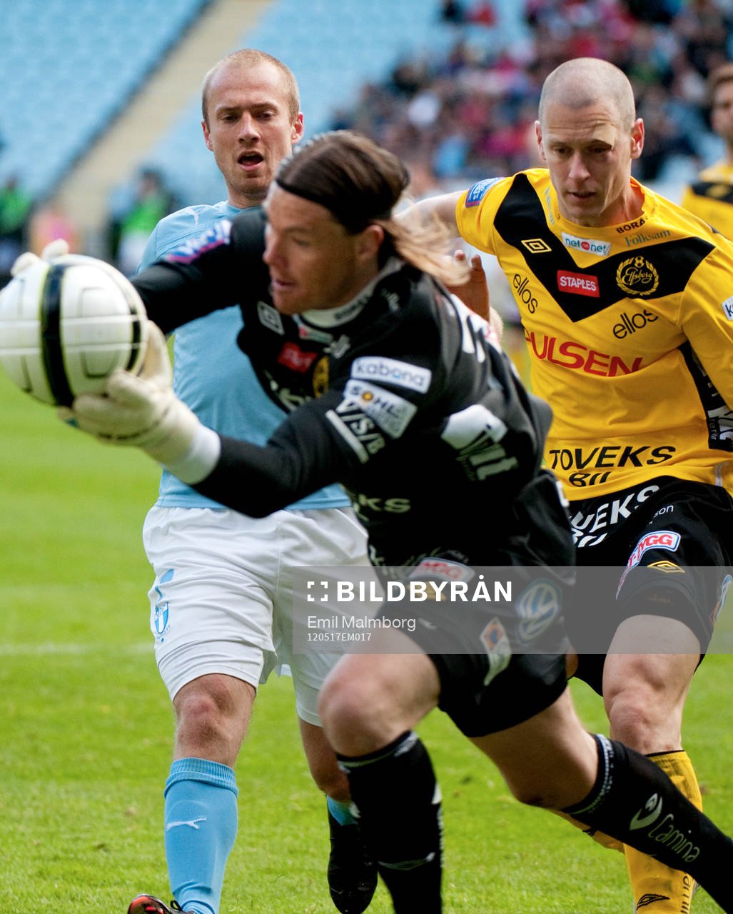 Daniel Larsson, Malmö hinner inte fram. Andreas