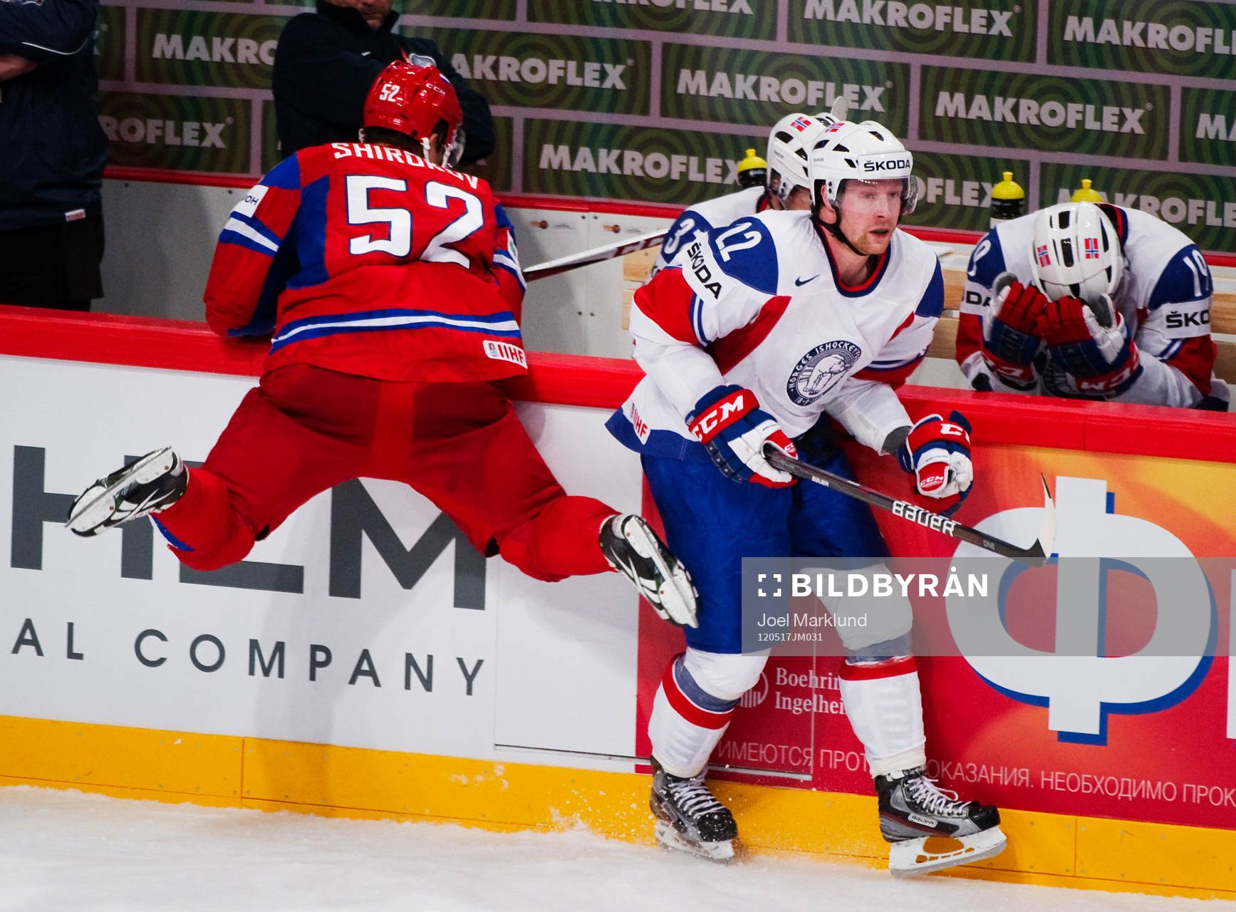Sergei Shirokov, Ryssland, och Martin Röymark, Norge
