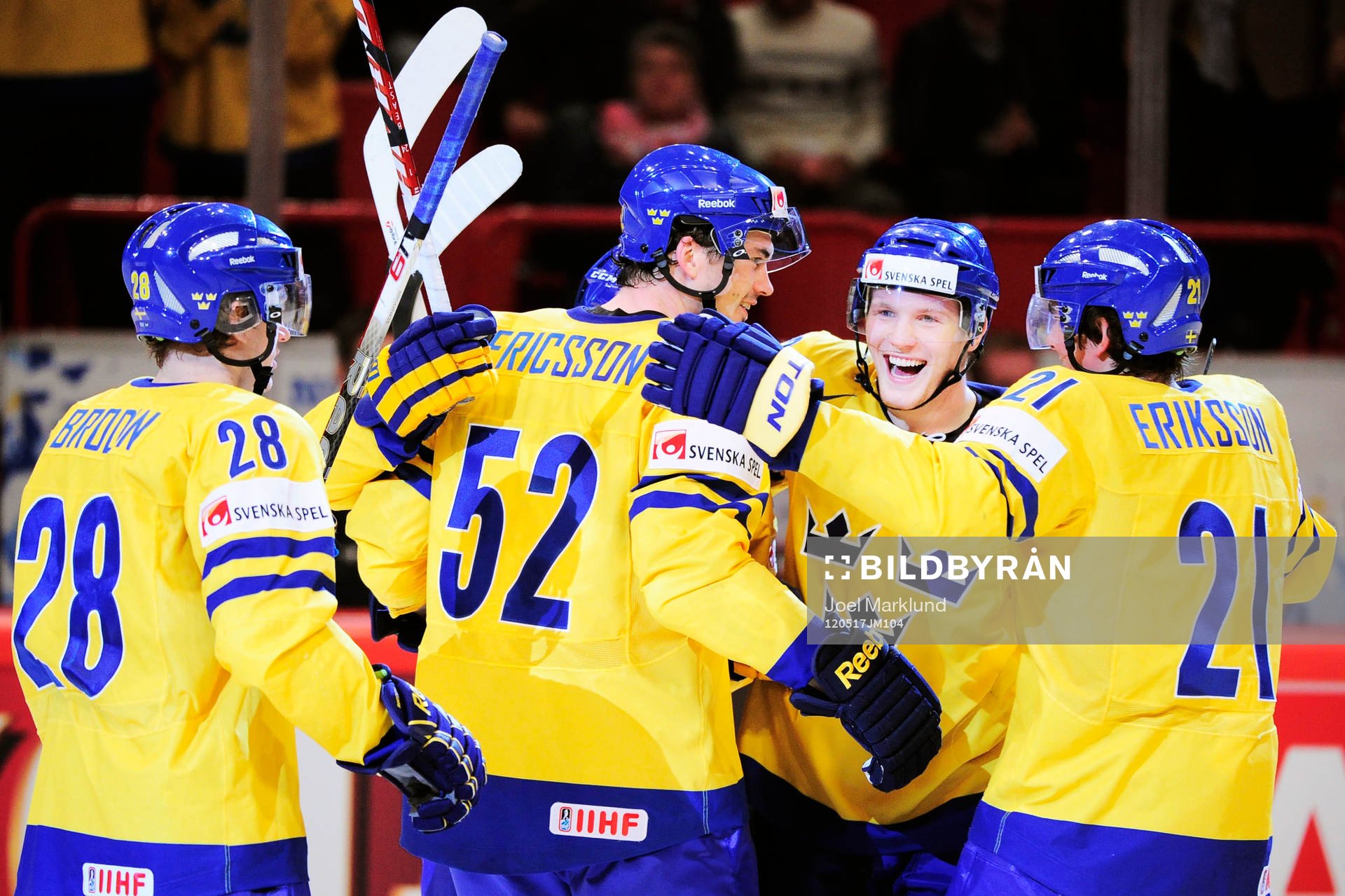 Jonathan Ericsson, Sverige, glädje, jubel
