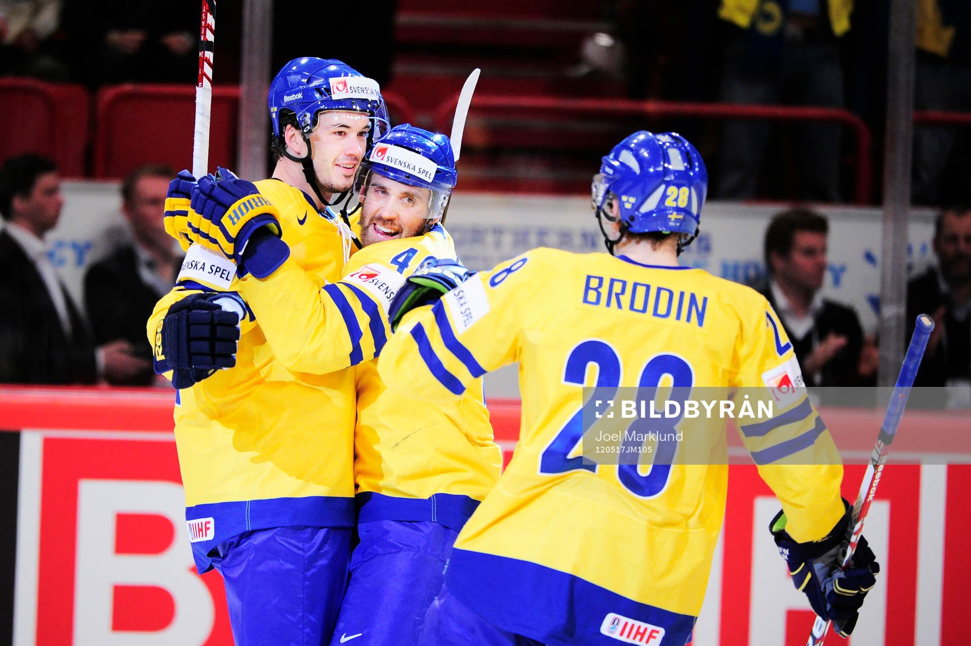 Jonathan Ericsson, Sverige, glädje, jubel