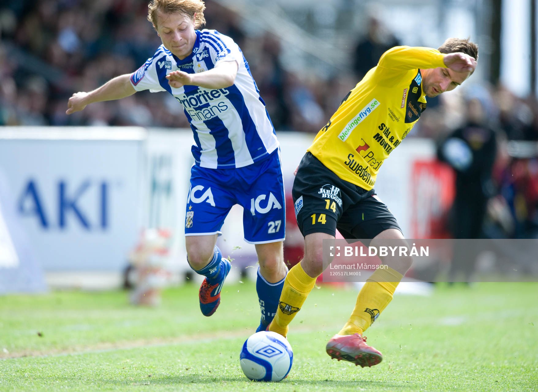 Joel Allansson, Göteborg och Daniel Nicklasson, Mjällby