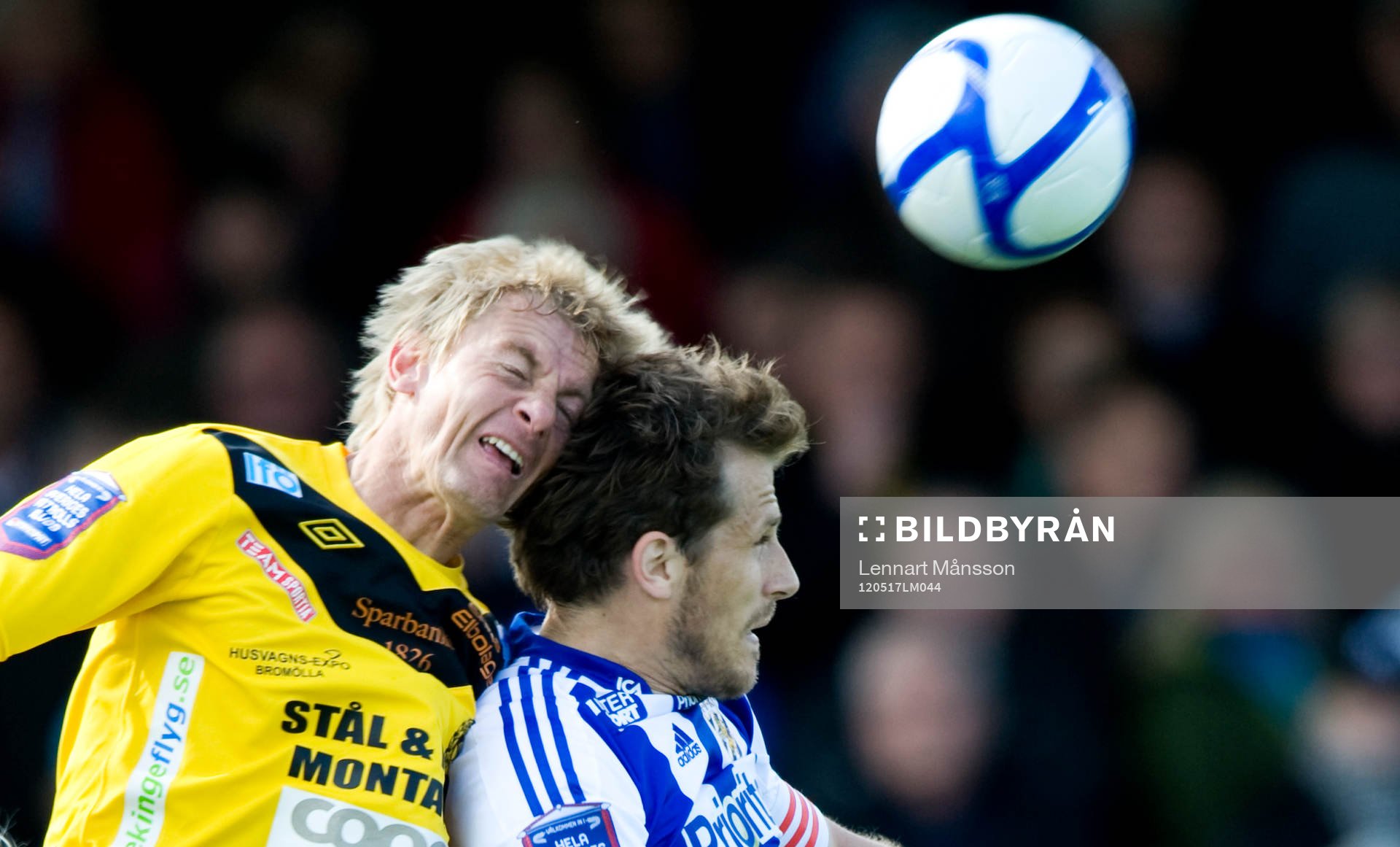 Patrik Rosengren, Mjällby och Tobias Hysén, Göteborg.