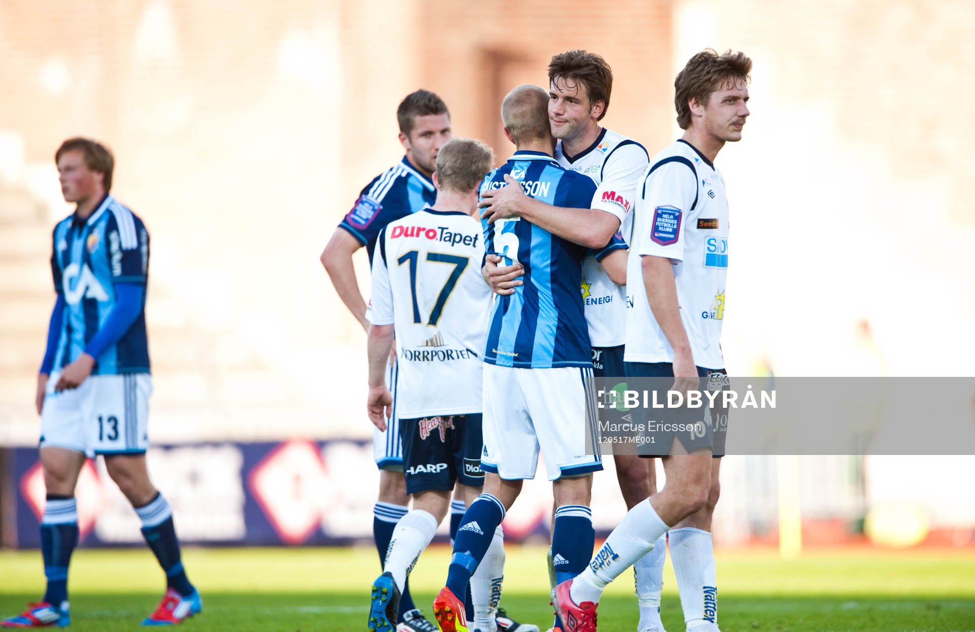 Matchen slutar 1-1. Oavgjort, tack för matchen