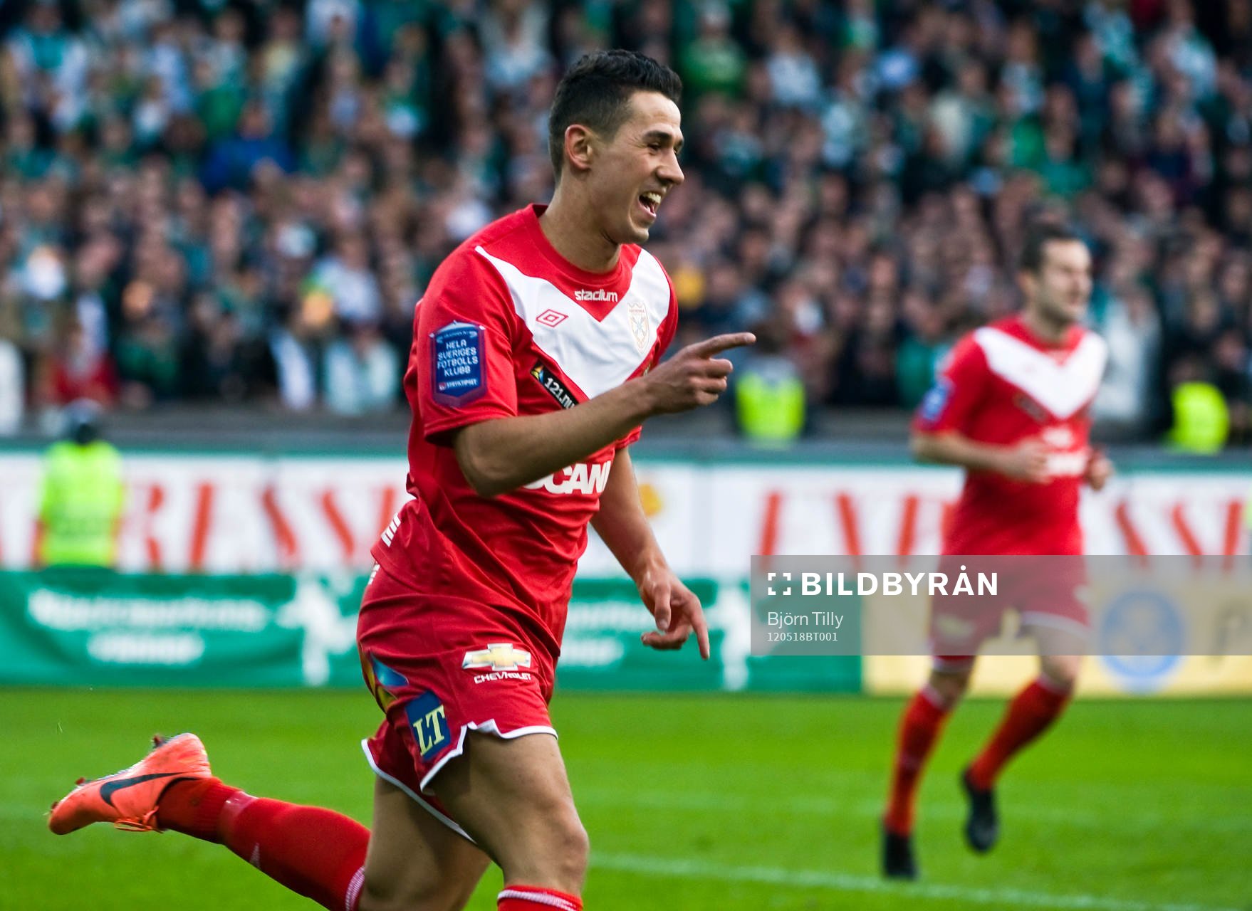  Fuad Hyseni, Assyriska, jubel efter 0-1.