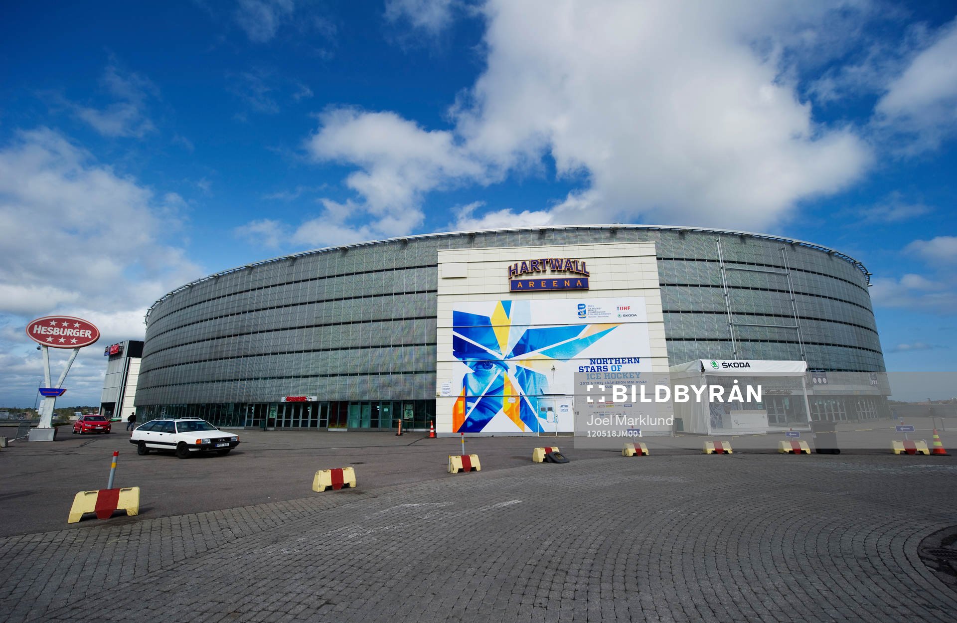 Hartwall Arena i Helsingfors, spelplats för ishockey-VM