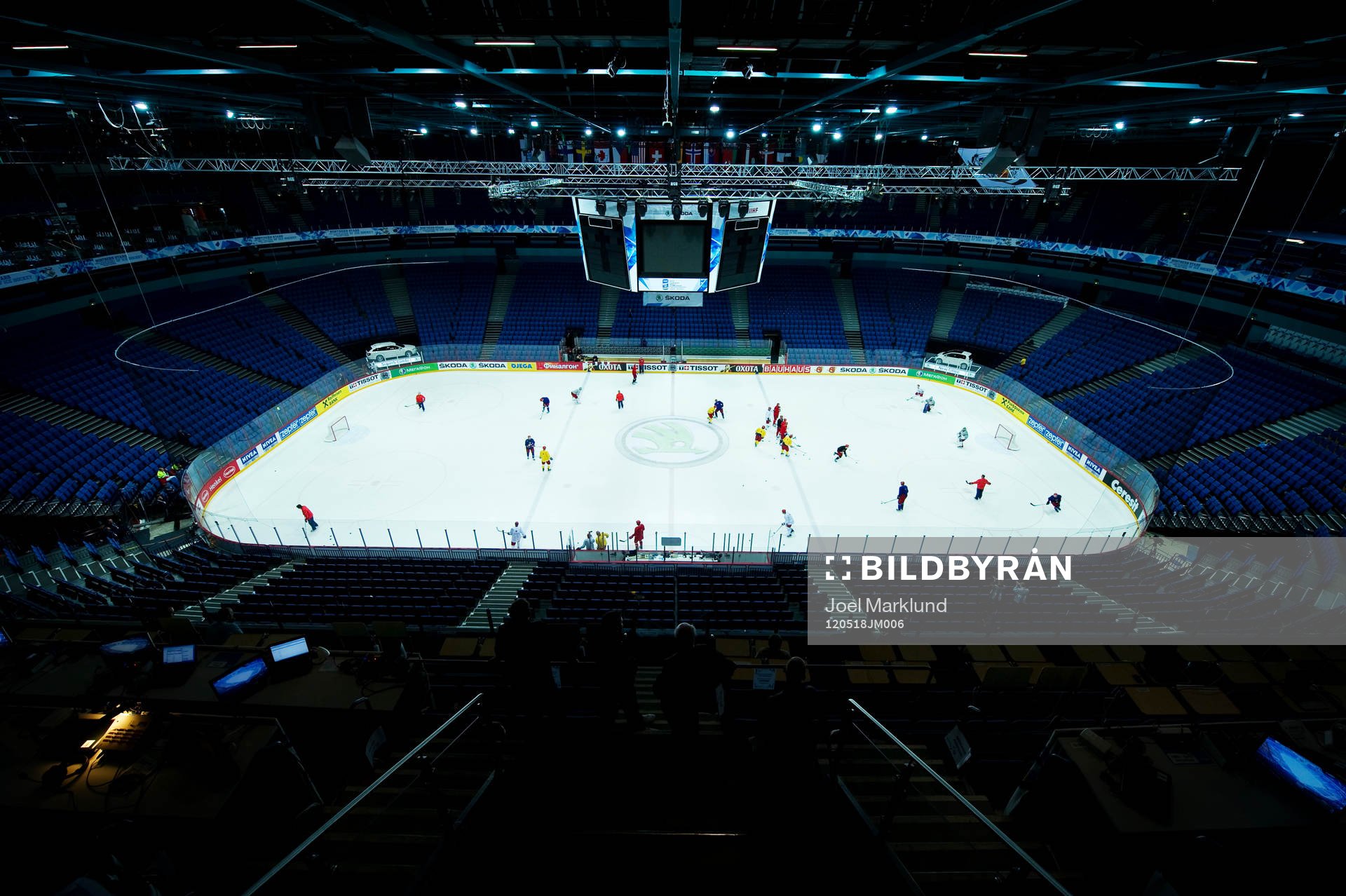 Hartwall Arena i Helsingfors, spelplats för ishockey-VM