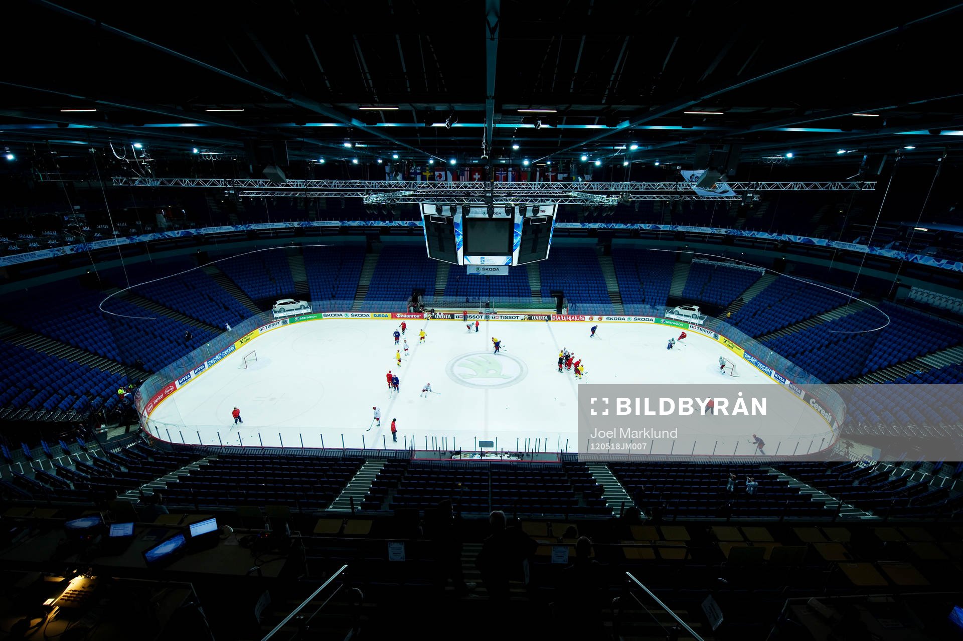 Hartwall Arena i Helsingfors, spelplats för ishockey-VM