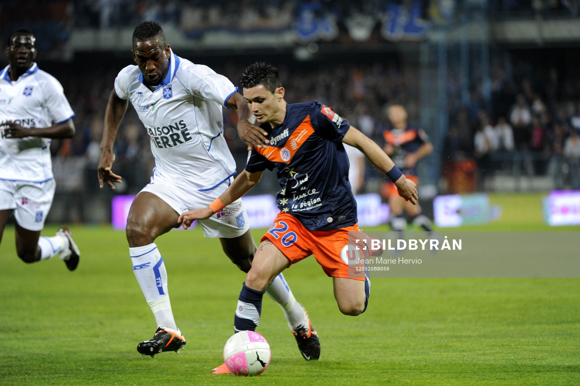 WILLY BOLY, Auxerre och REMY CABELLA, Montpellier