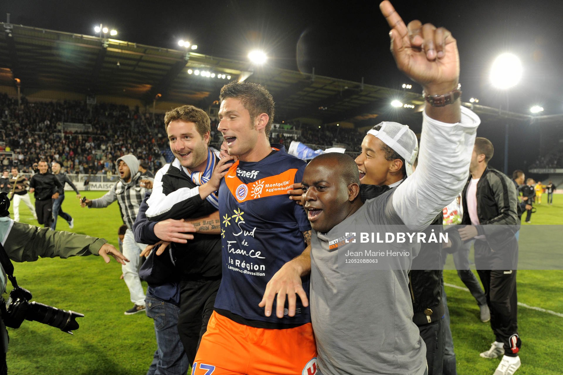 OLIVIER GIROUD, Montpellier (Jubel, Mästare)