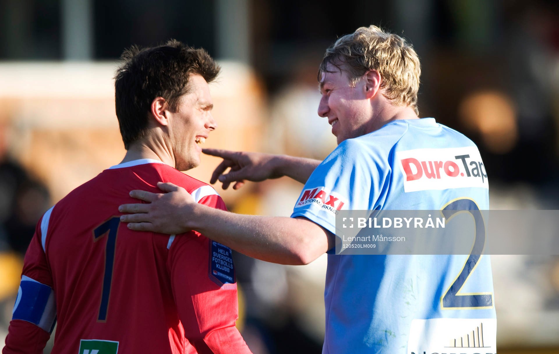  Glada miner i Gefle, Olof Mård och Mattias Hugosson, målvakt Gefle