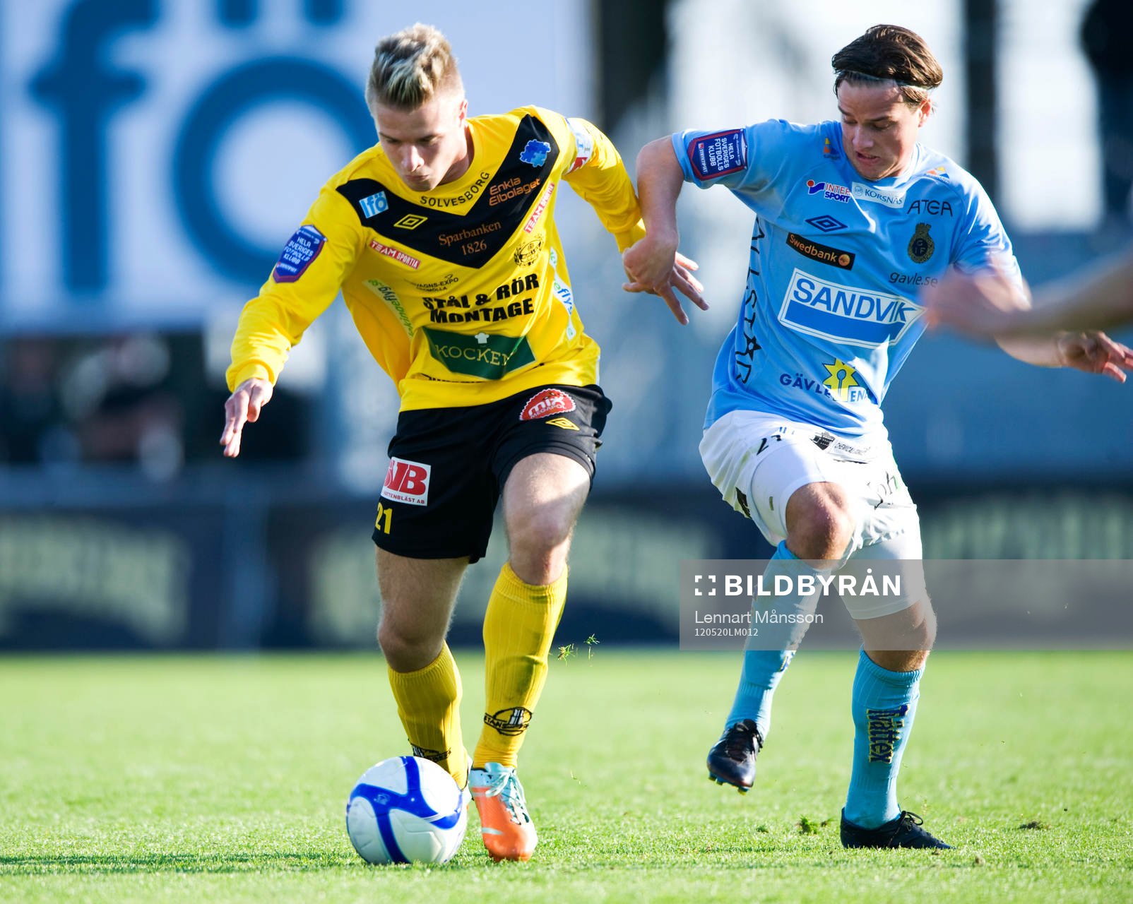 Simon Nilsson, Mjällby och Johan Orlov, Gefle
