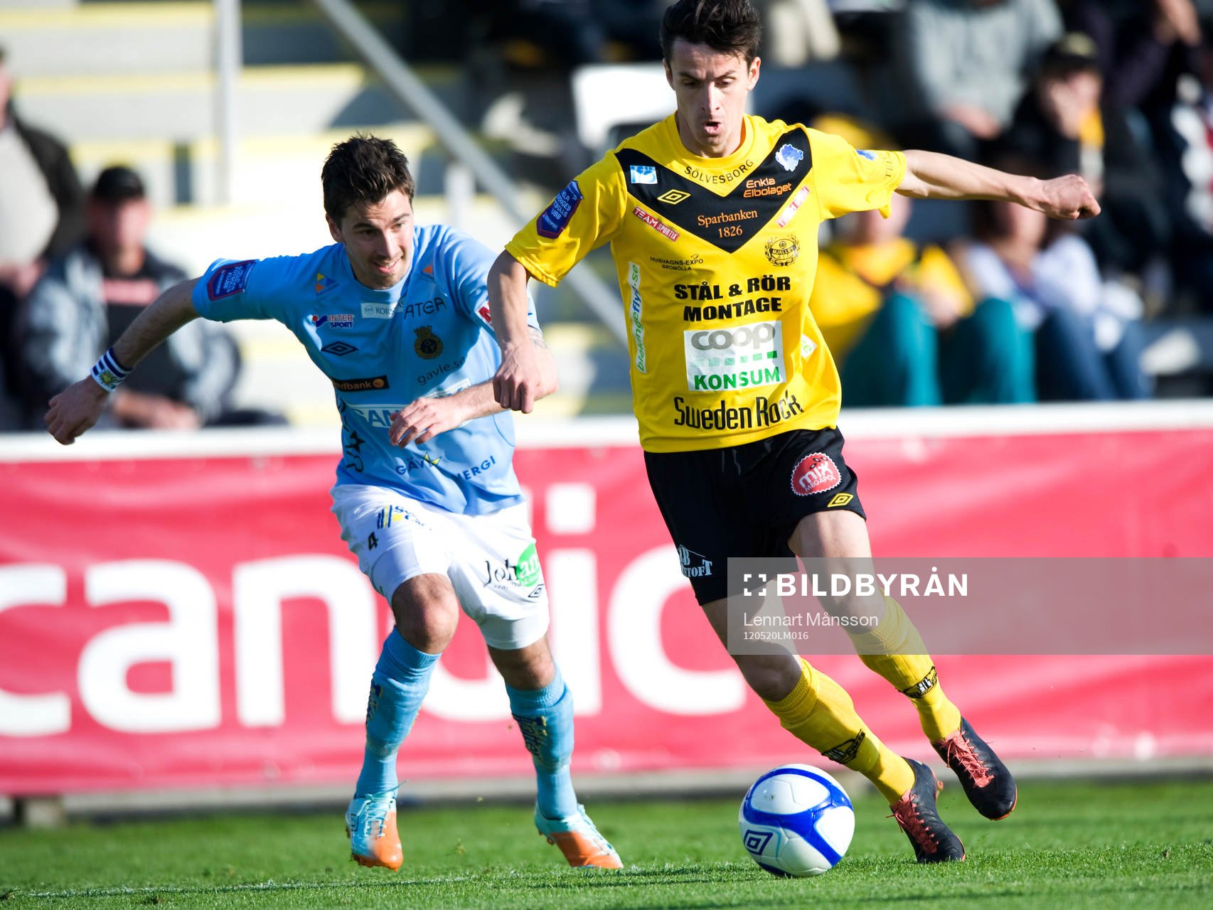 Haris Radetinac, Mjällby och Sebastian Senatore, Gefle