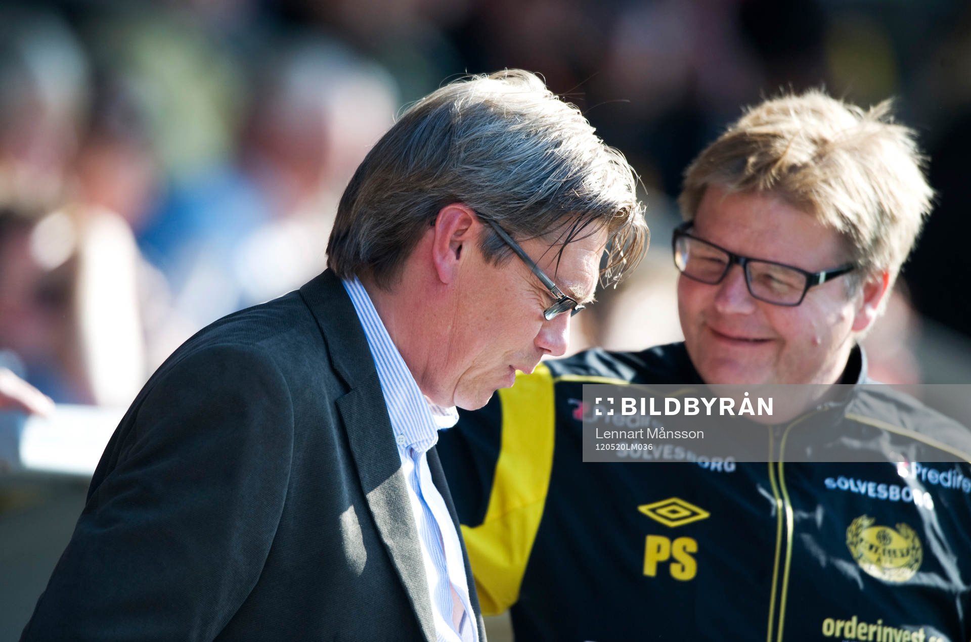 Per Olsson, tränare, Gefle och Peter Swärdh, tränare,