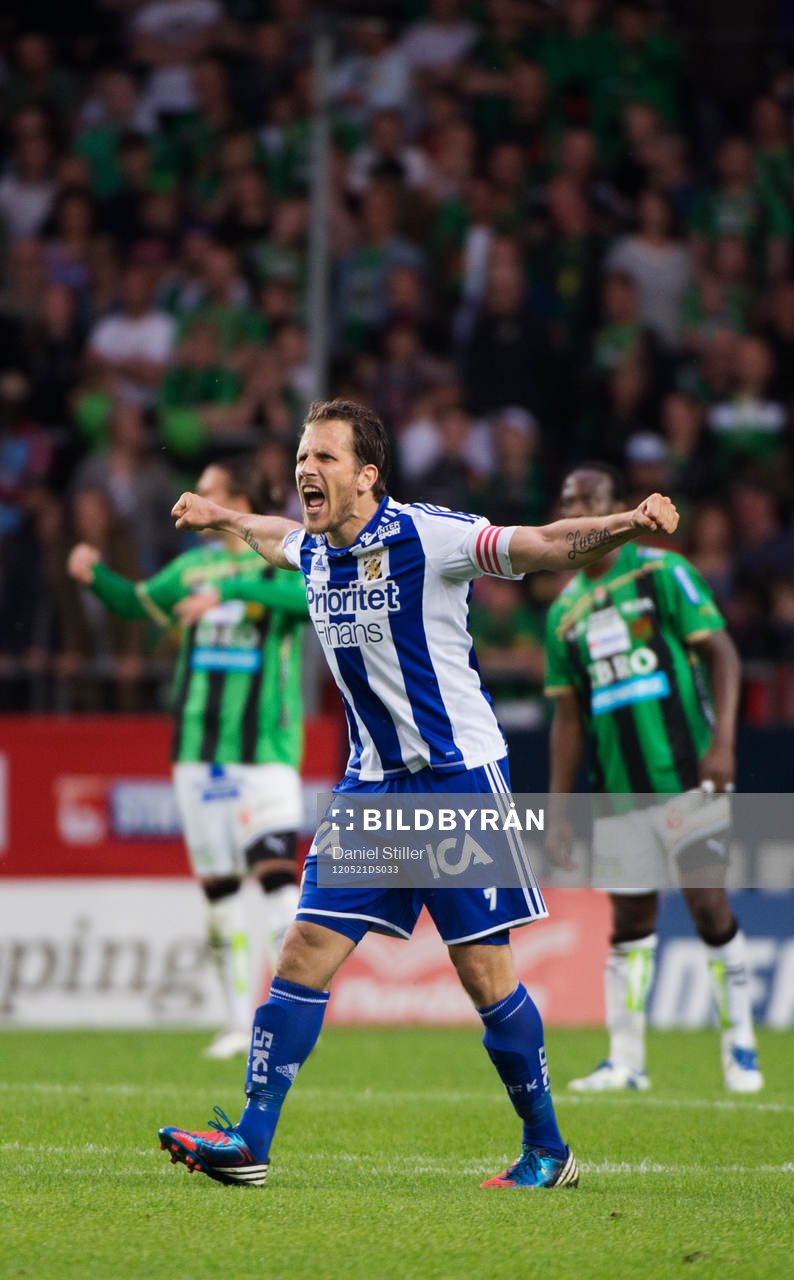 Tobias Hysén, IFK Göteborg, jubel