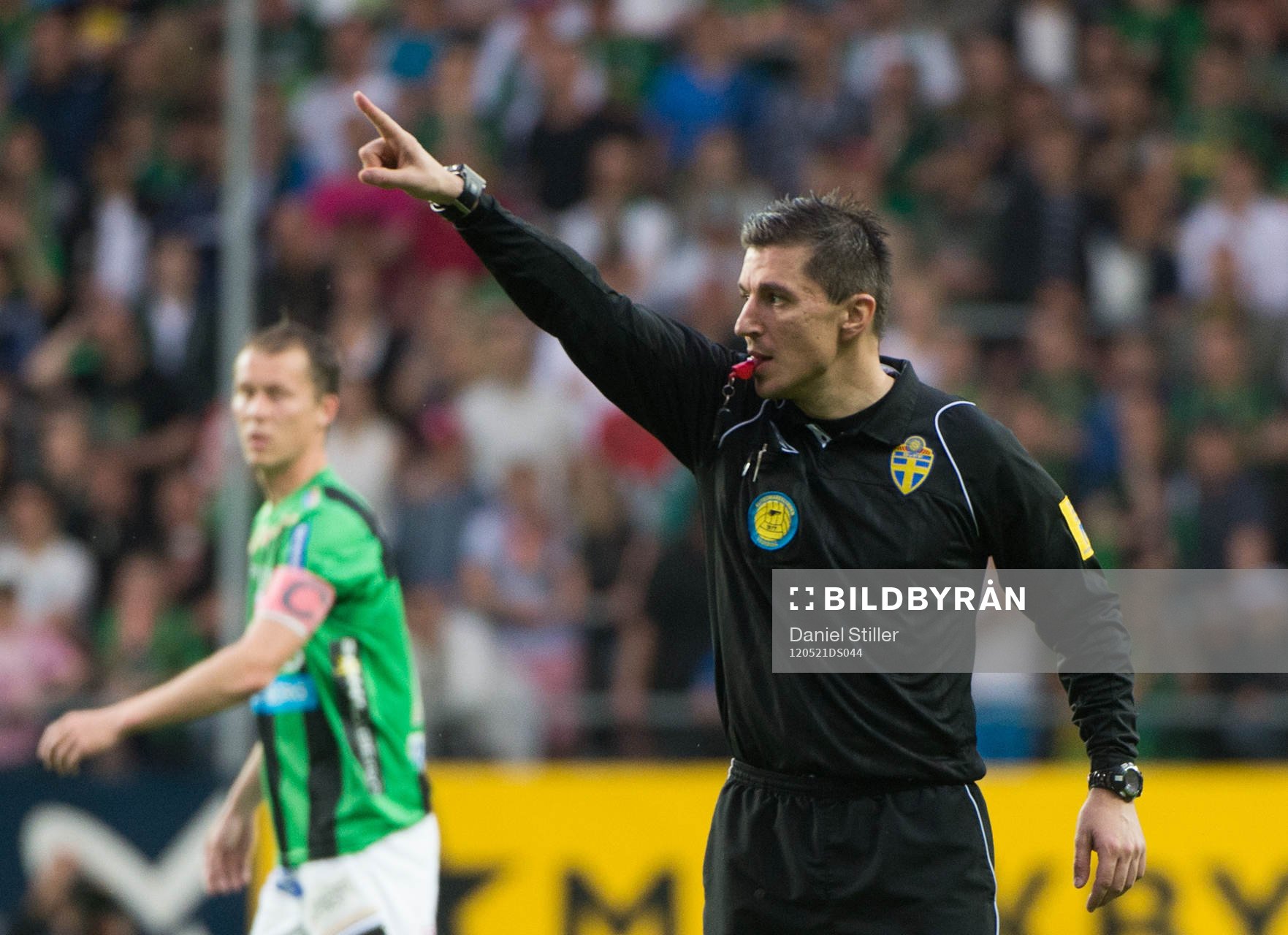 Bojan Pandzic fick hoppa in som huvuddomare (domare)