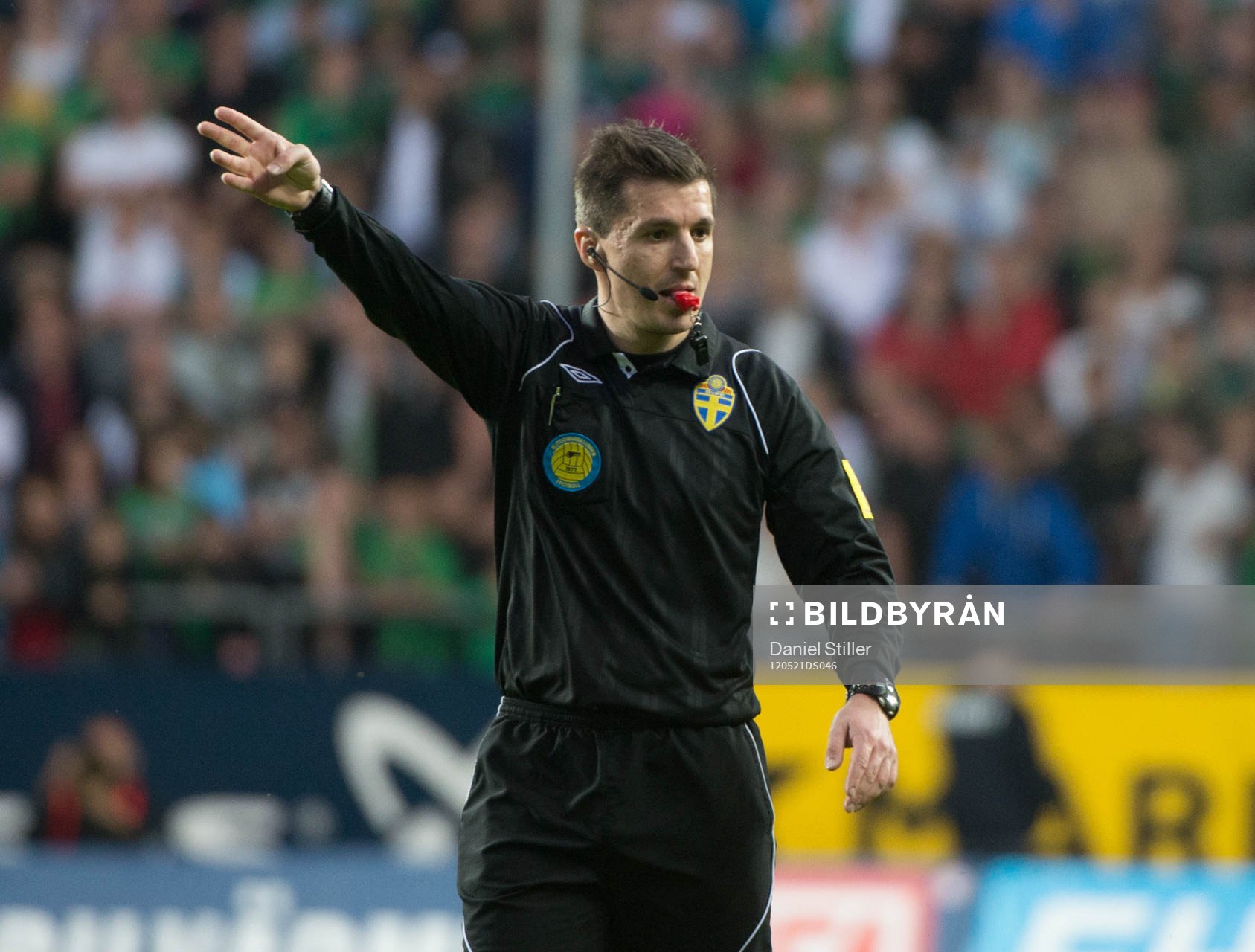 Bojan Pandzic fick hoppa in som huvuddomare (domare)
