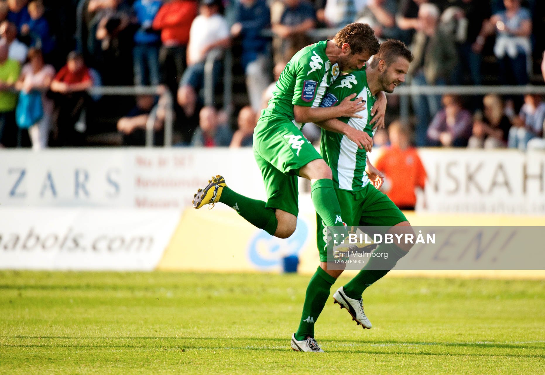 Andreas Dahl, Hammarby. Jubel. 1-1