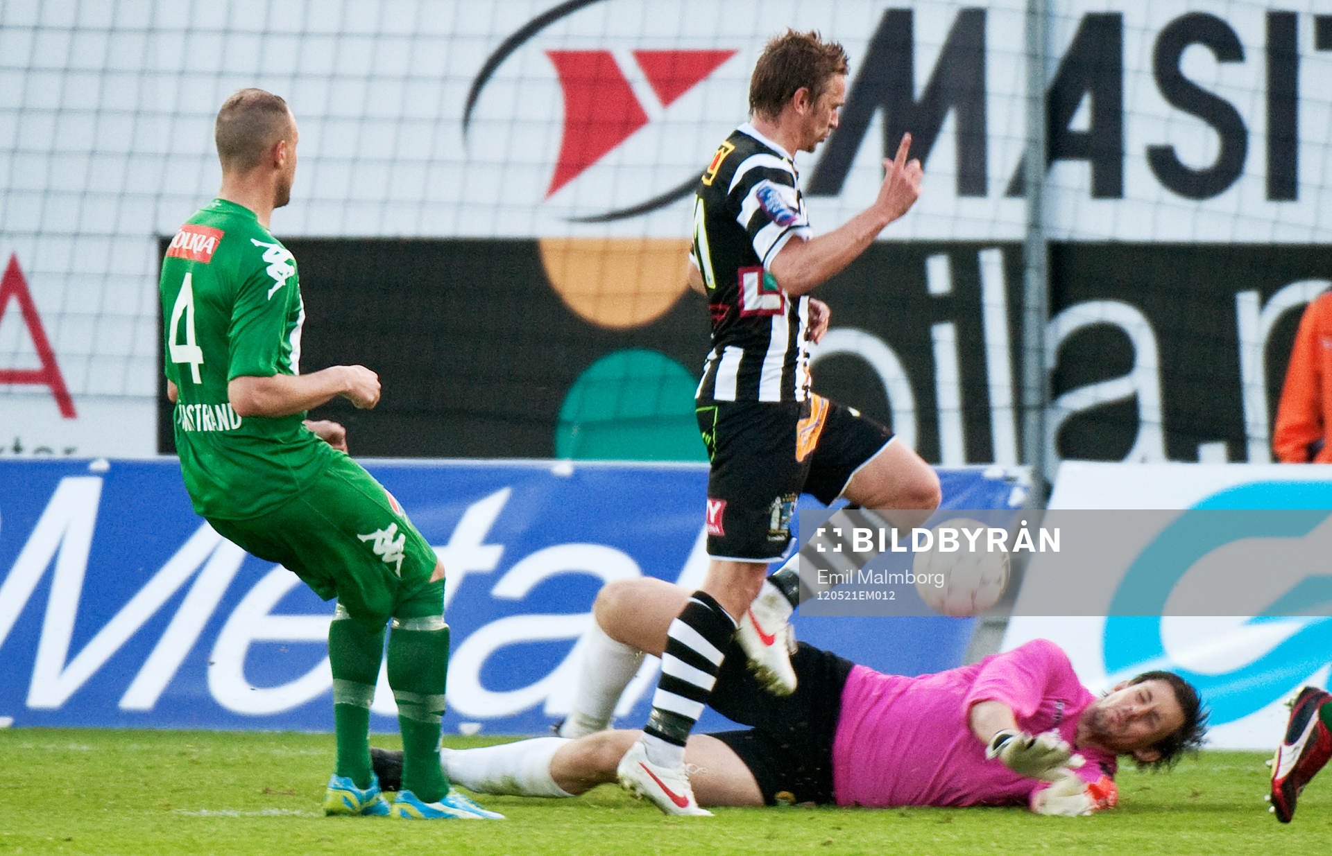 Fredrik Olsson, Landskrona, gör 4-1