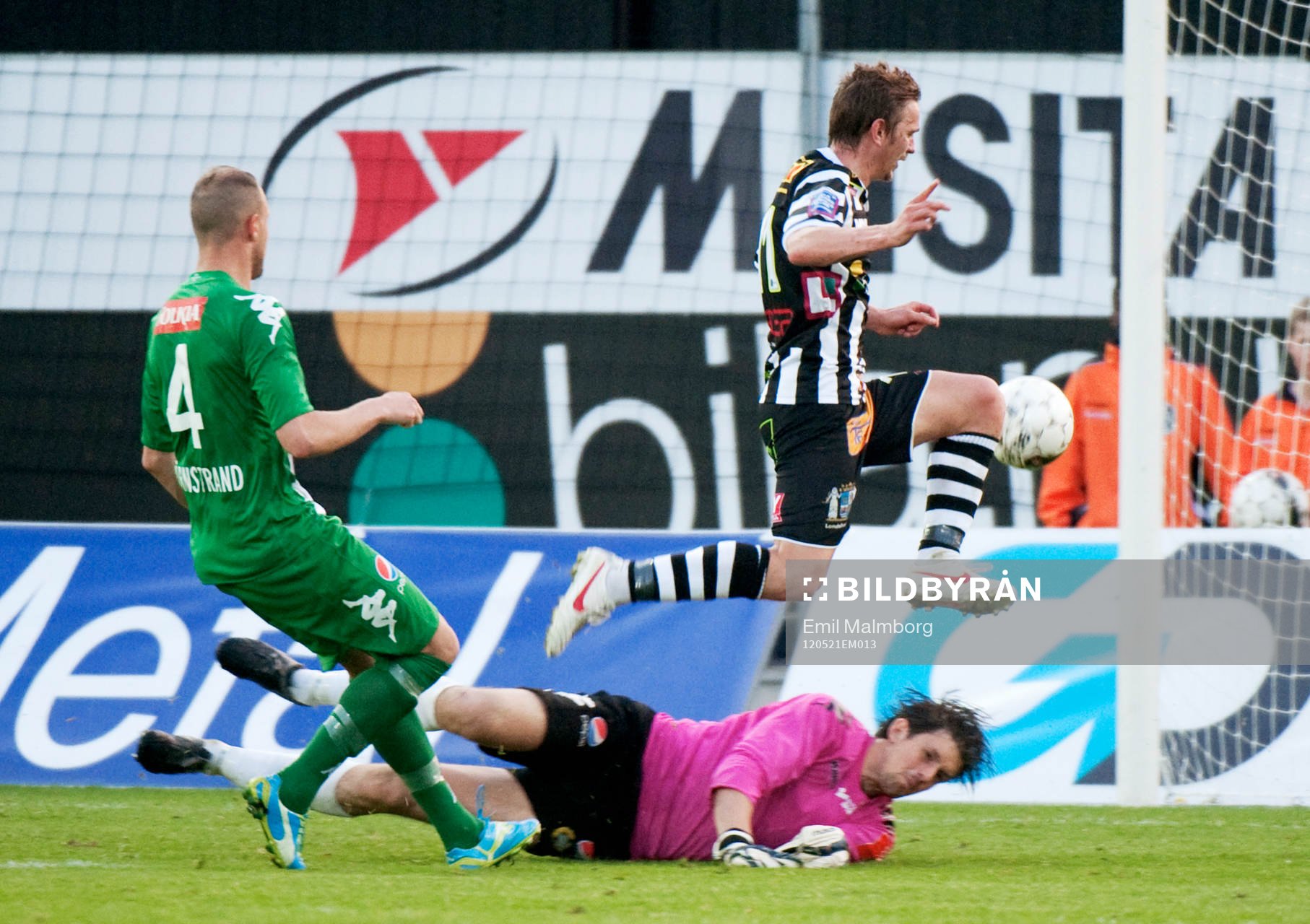 Fredrik Olsson, Landskrona, gör 4-1