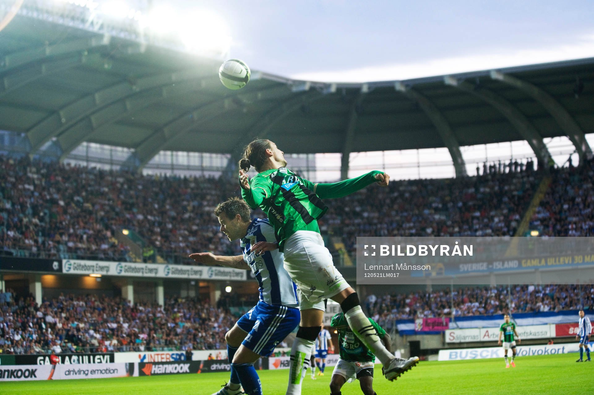   Erik Johansson, Gais - och ett fullsatt Gamla Ullevi