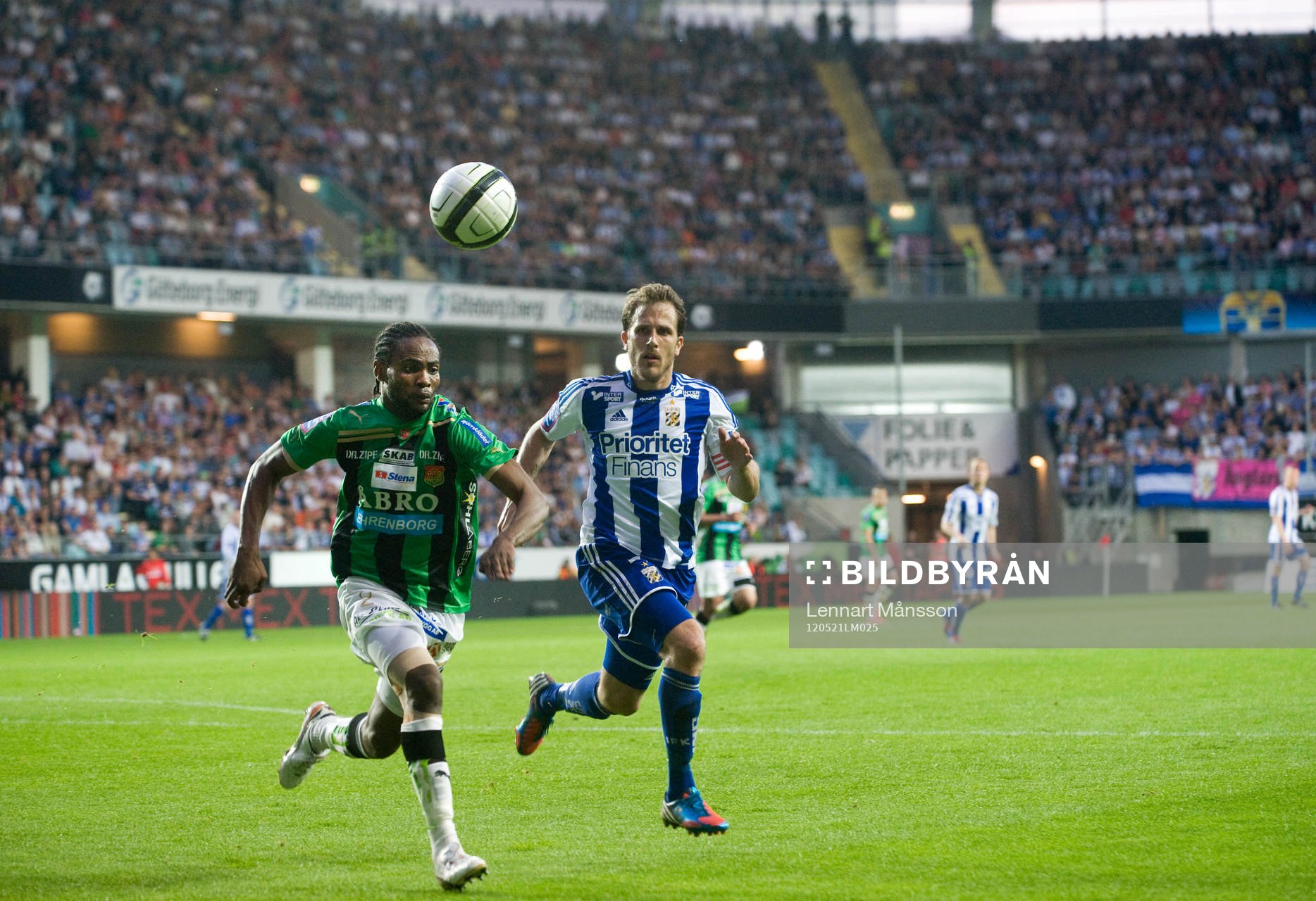 Reuben Ayarna, Gais, och Tobias Hysén, IFK Göteborg