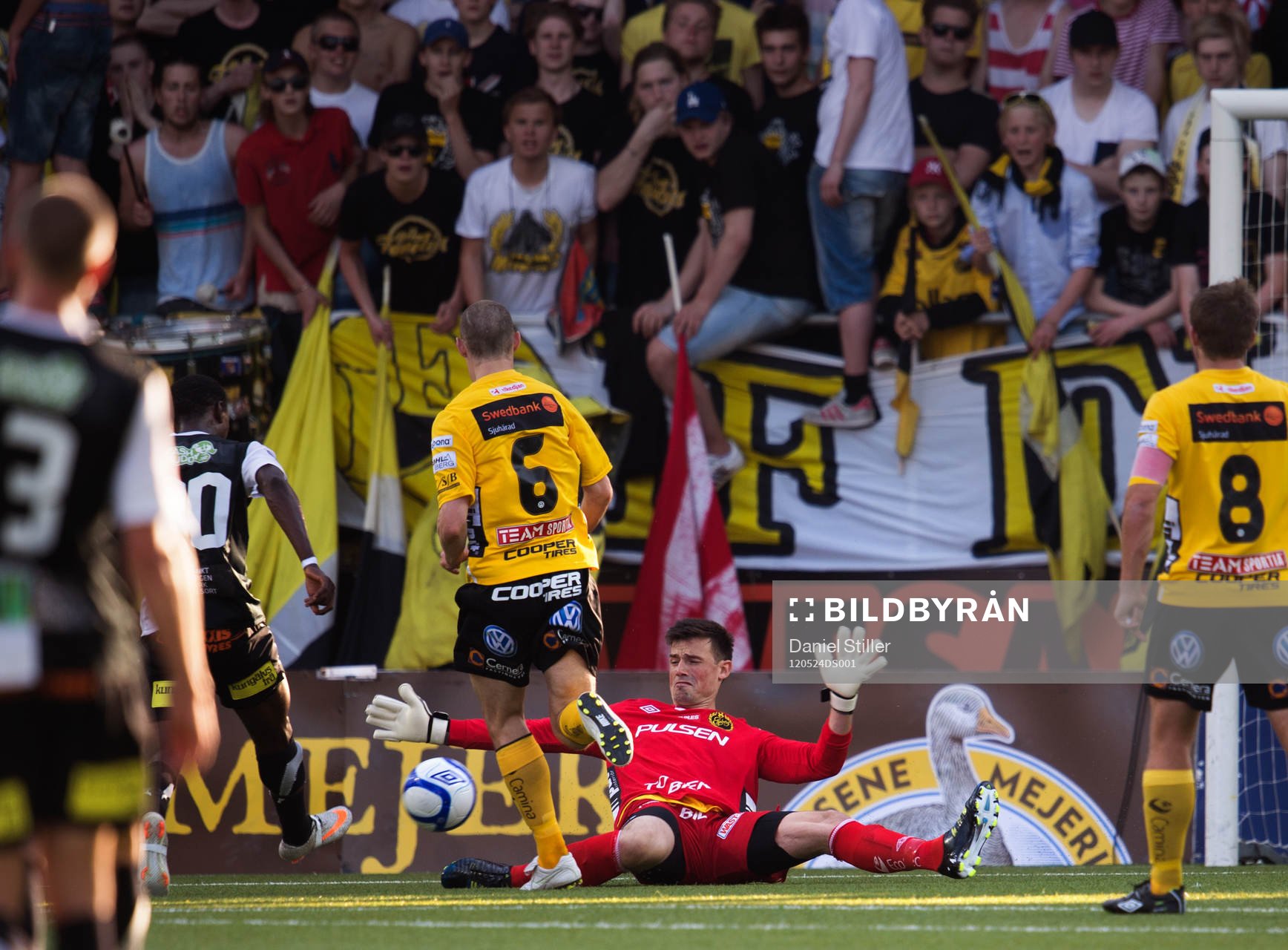 Dominic Chatto, Häcken, har en bra chans som Kevin Stuhr