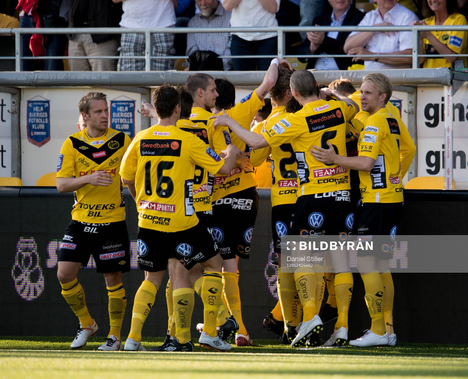 Stefan Ishizaki, Elfsborg, gör 1-0, jubel