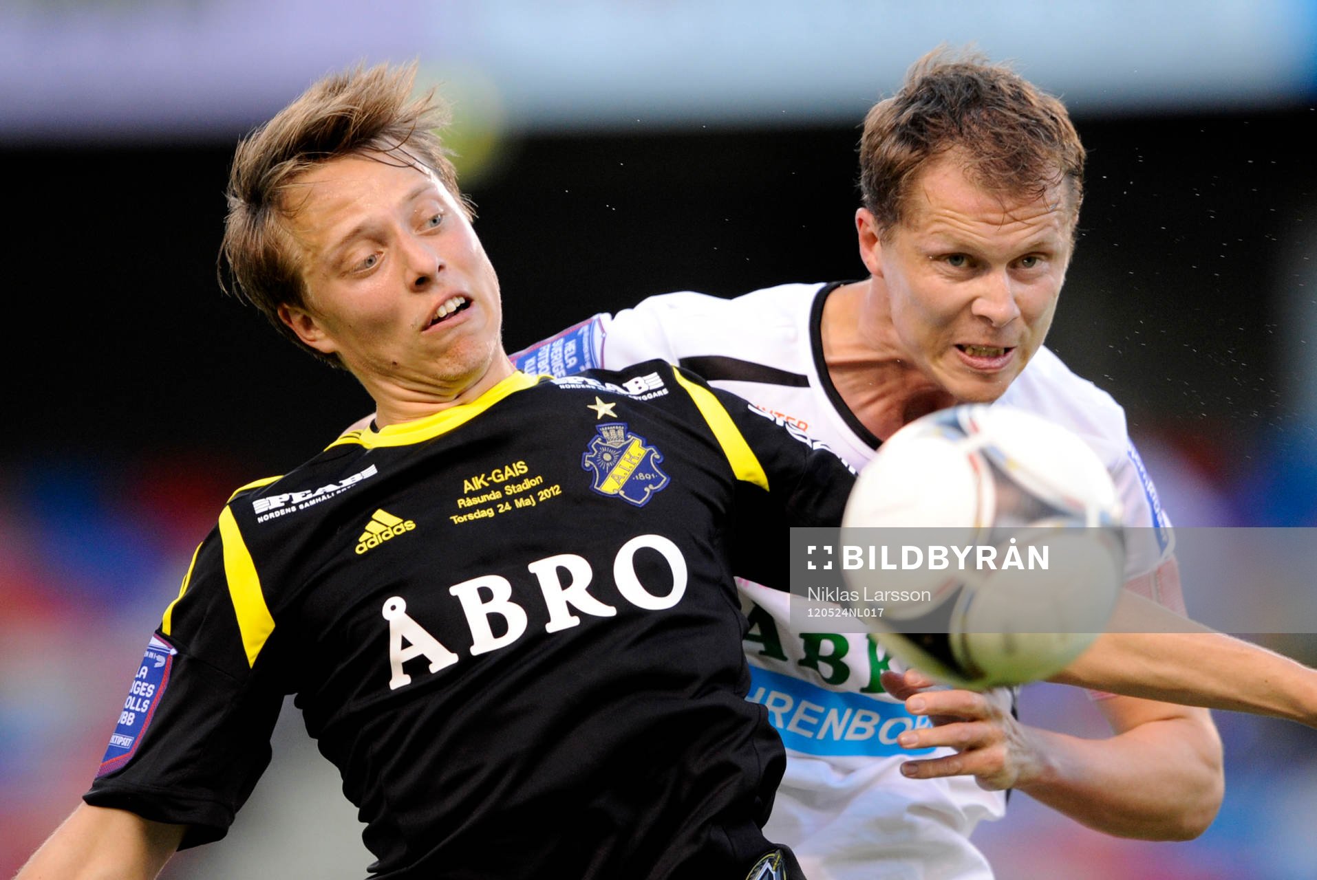 Viktor Lundberg, AIK och Fredrik Lundgren, GAIS