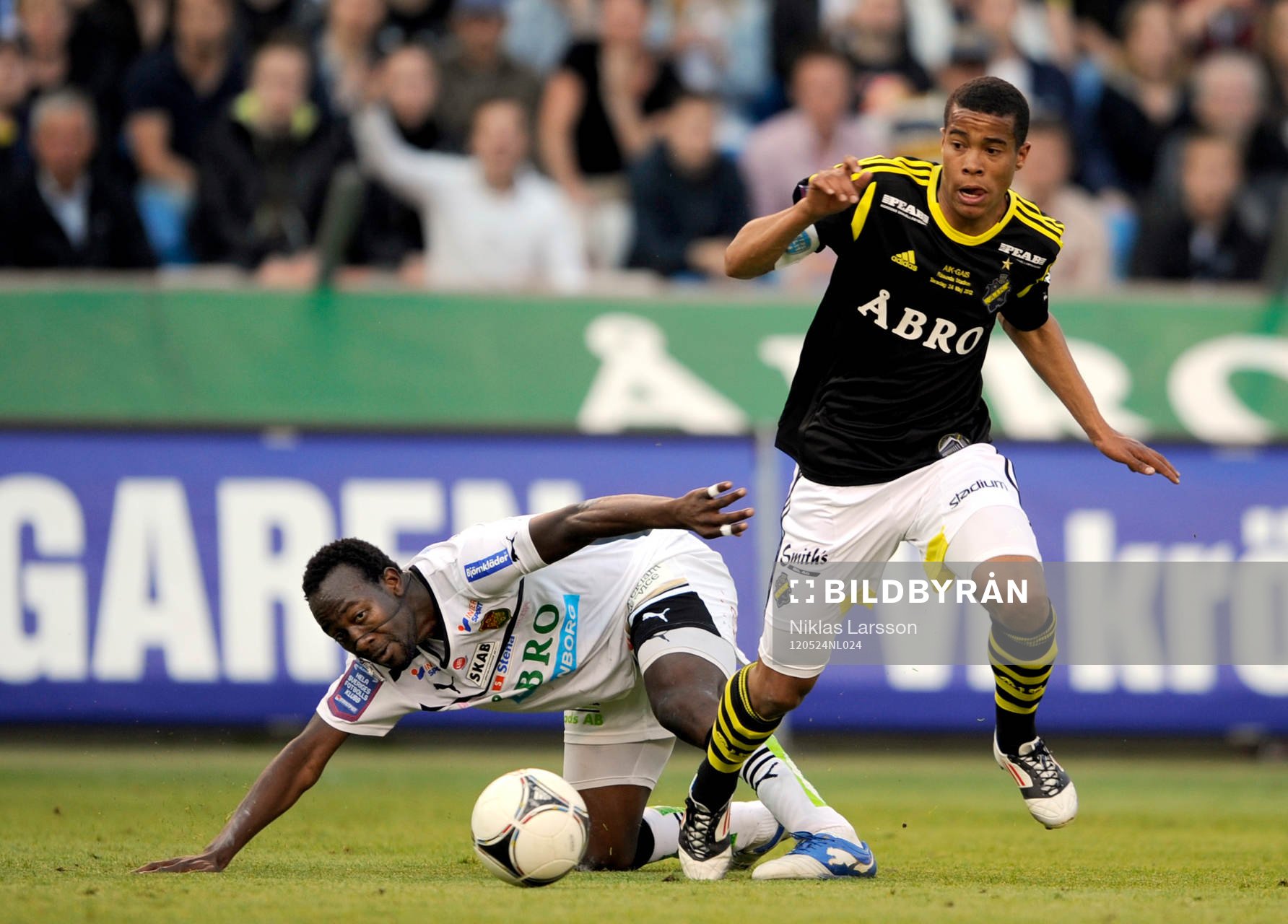 Robin Quaison, AIK och Reuben Ayarna, GAIS