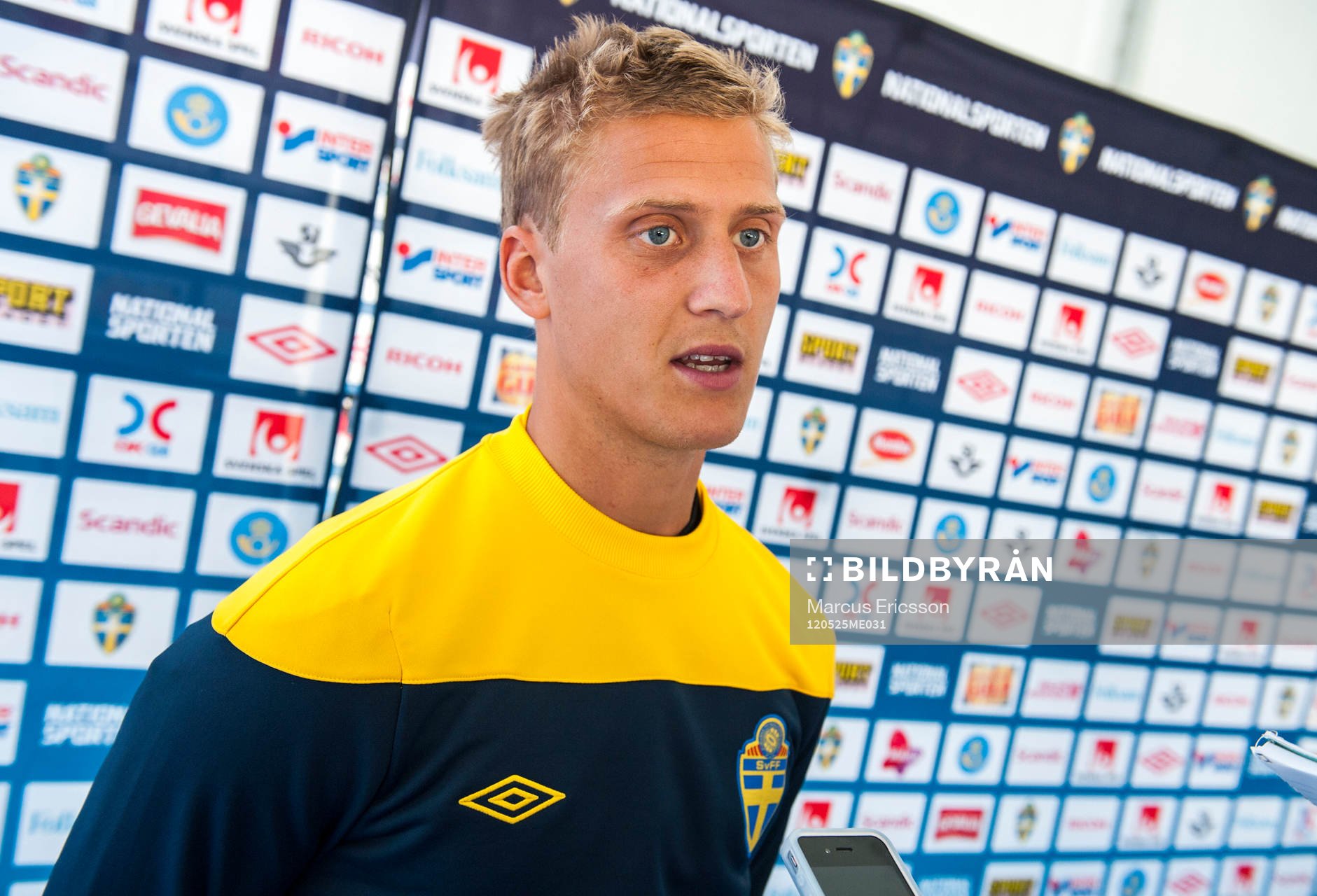  Sverige samlas i Visby inför EM. Pär Hansson, målvakt