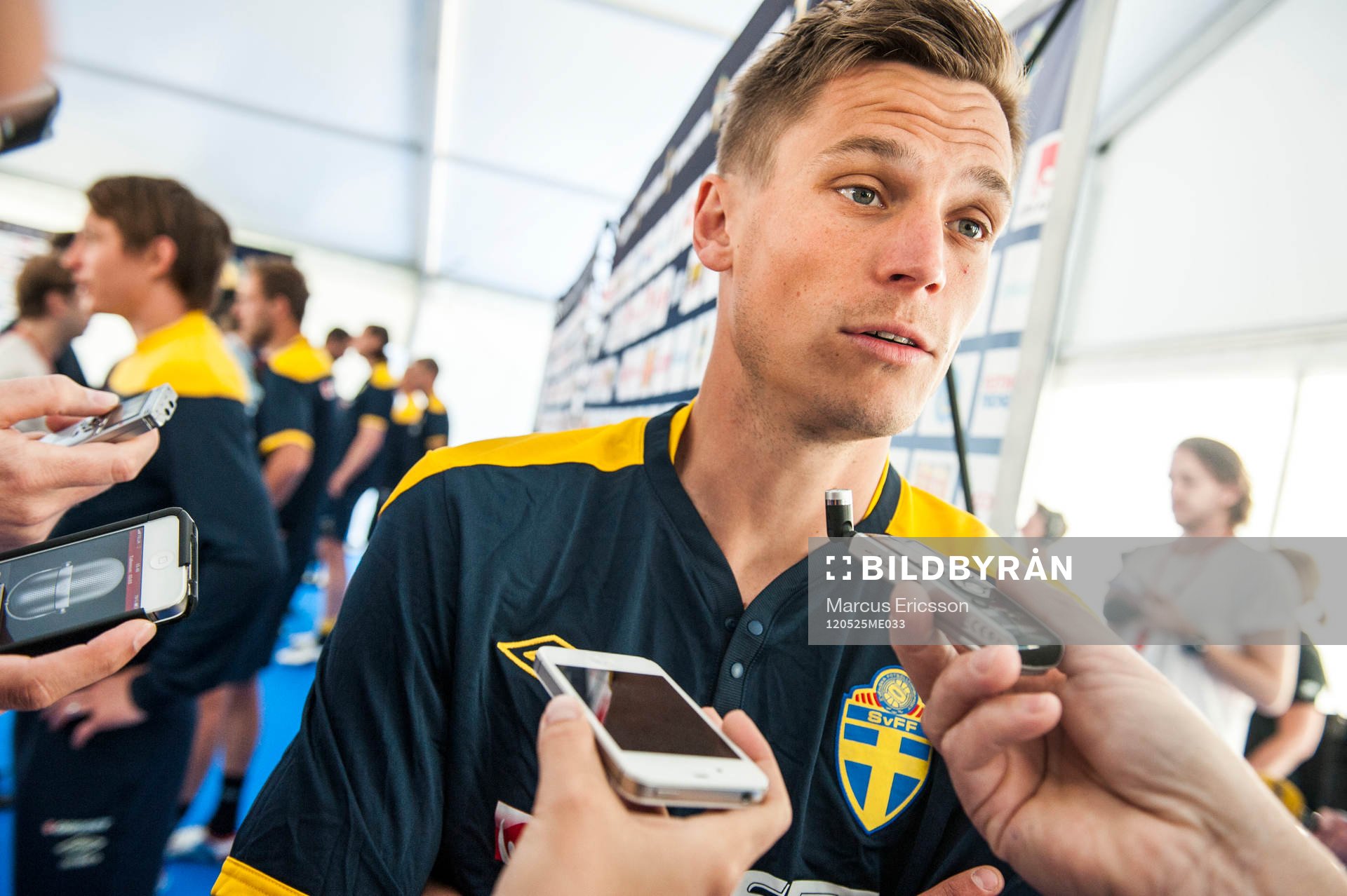 Sverige samlas i Visby inför EM. Markus Rosenberg