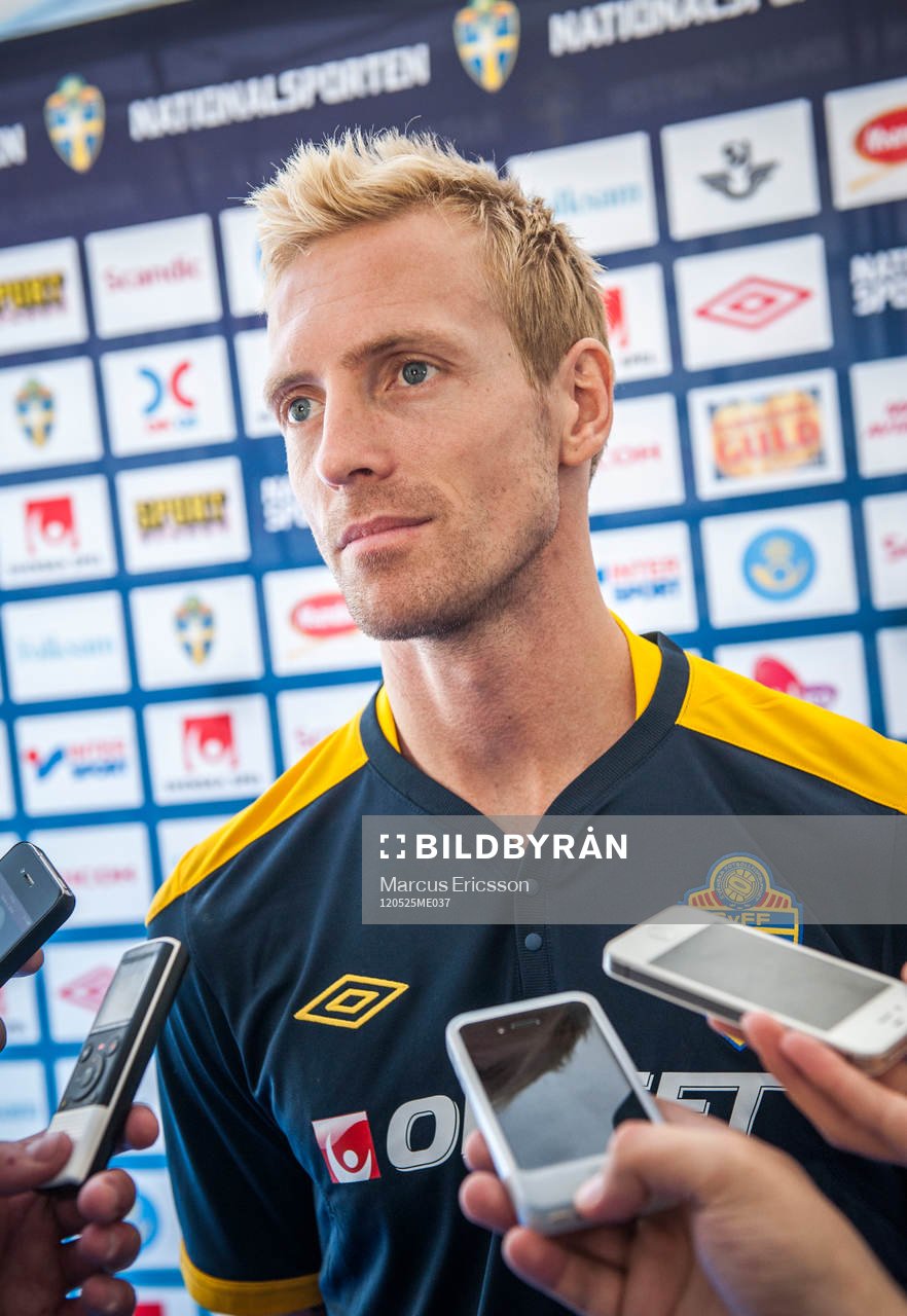  Sverige samlas i Visby inför EM. Christian Wilhelmsson