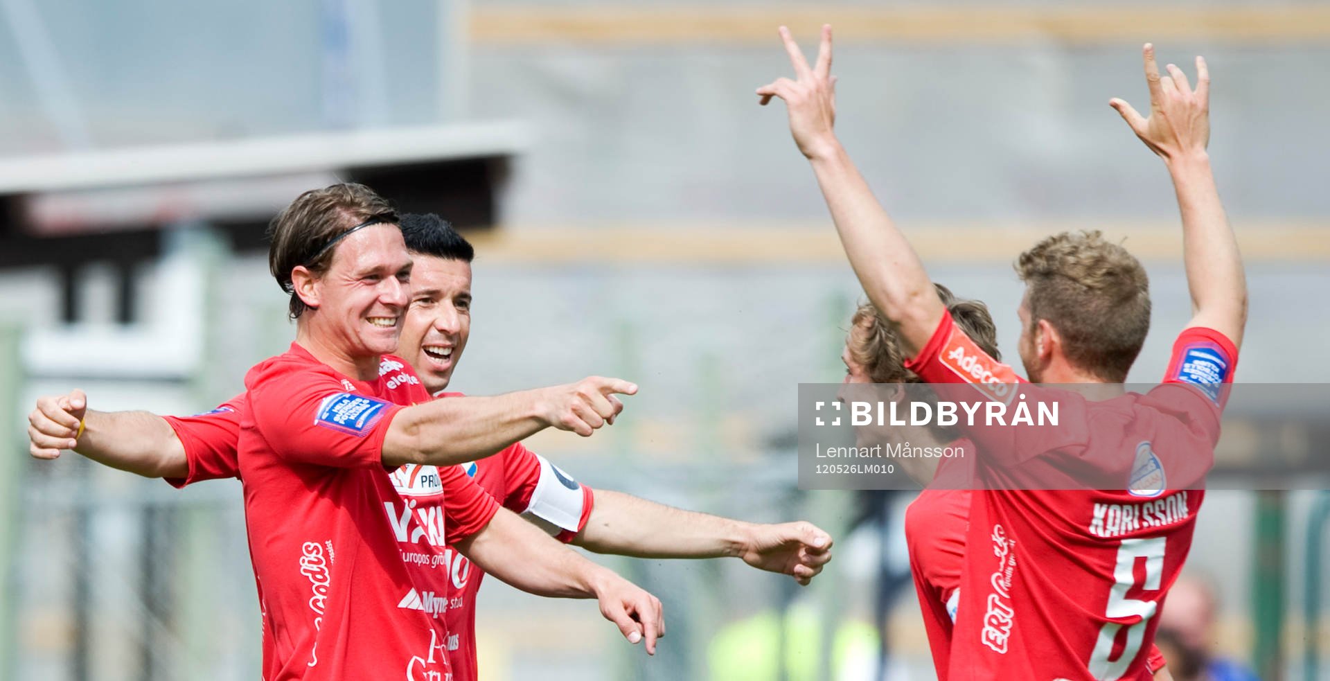 1-0 Freddy Söderberg, Öster, tackar Stefan Karlsson för