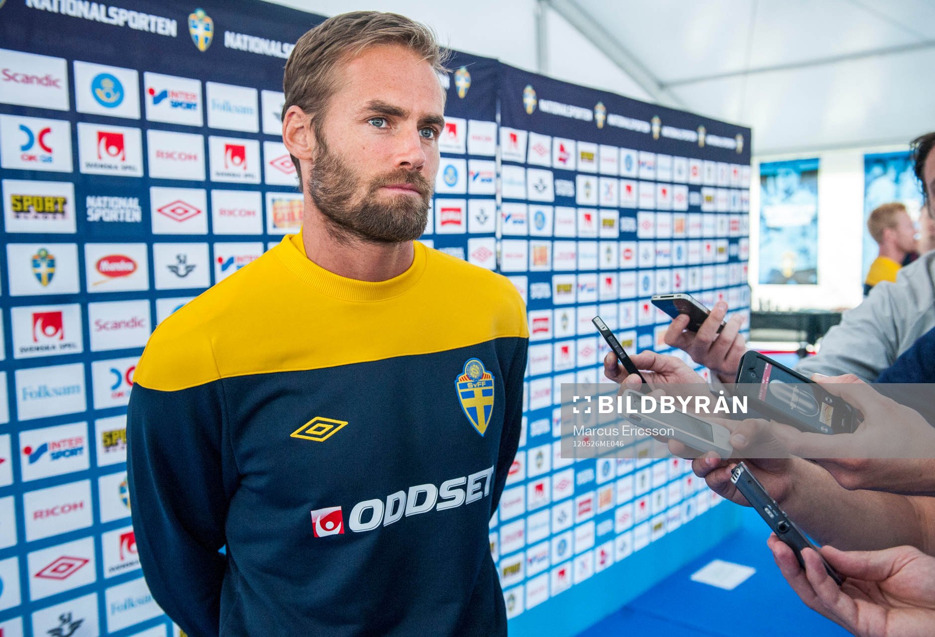 Sverige tränar i Visby