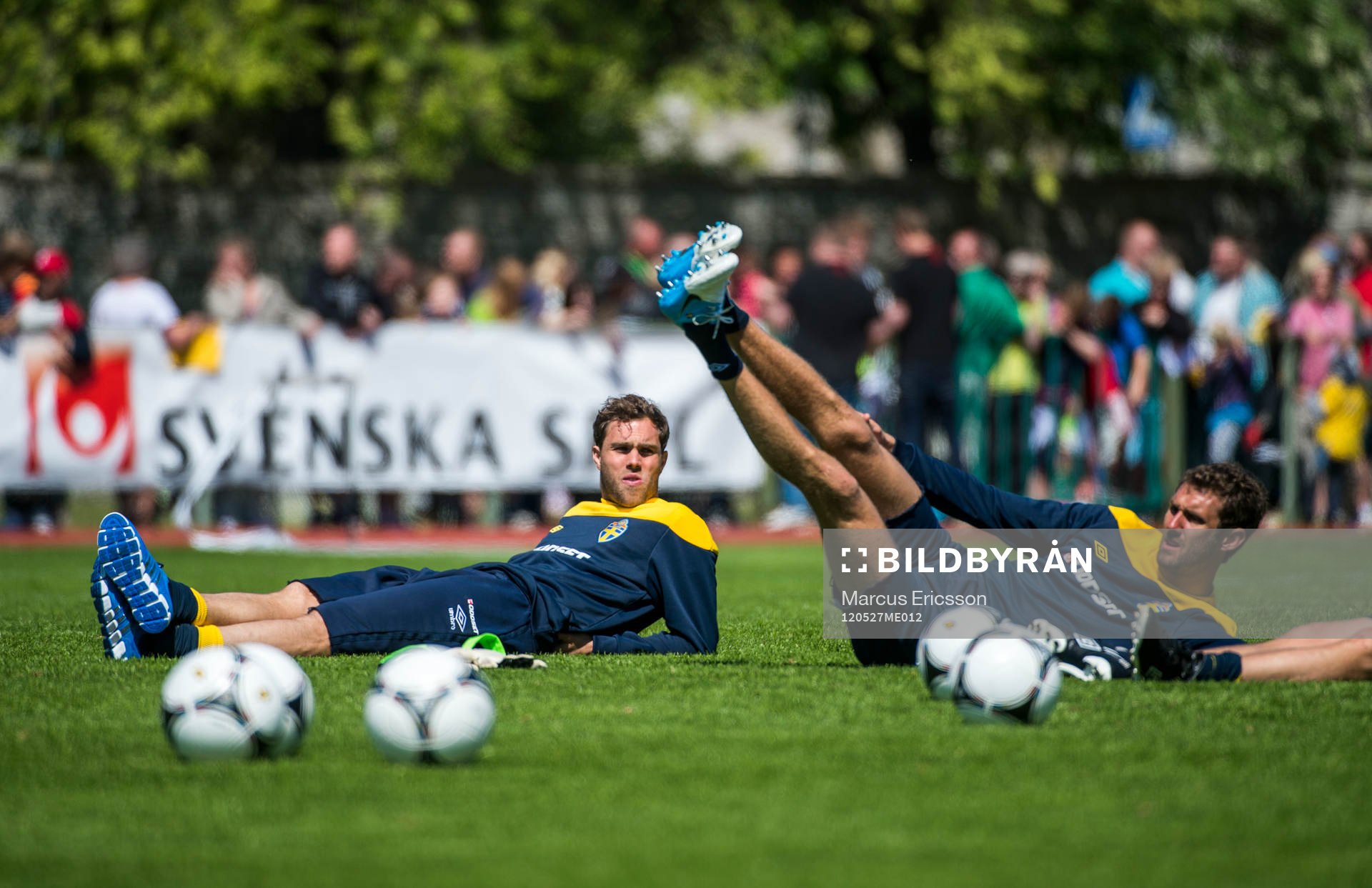 Sverige tränar i Visby