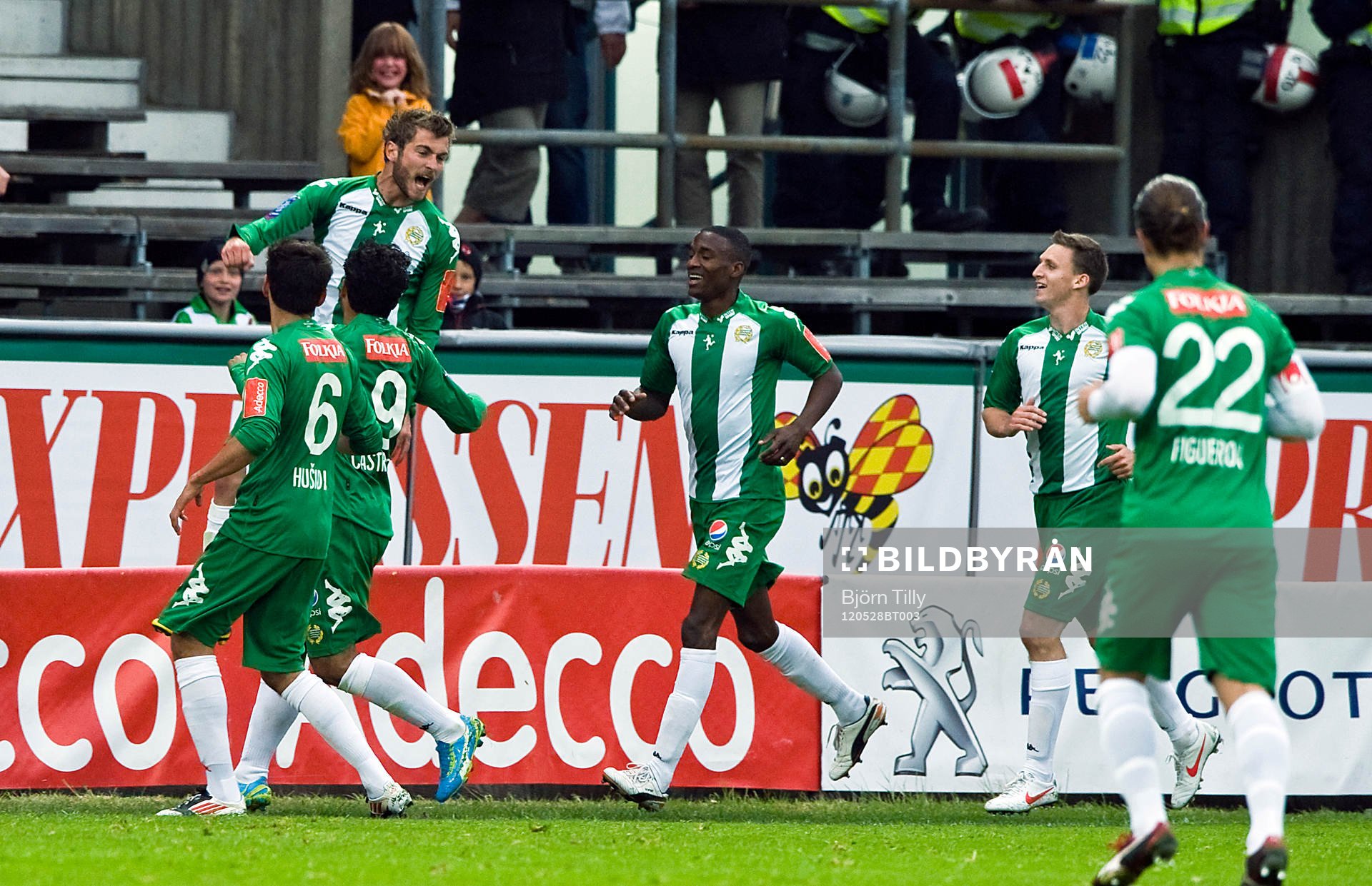 Christophe Lallet, Hammarby, jubel