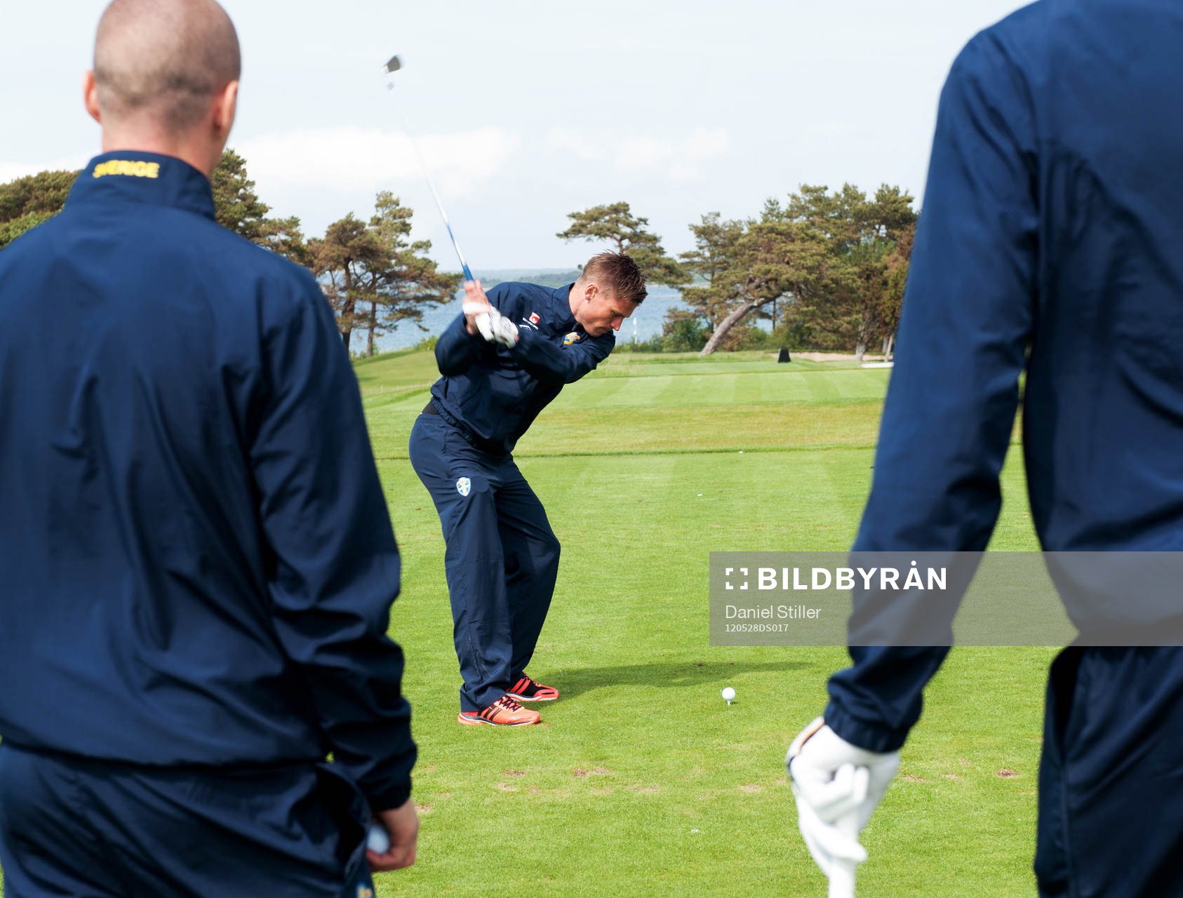 Delar av landslaget spelar golf, Markus Rosenberg